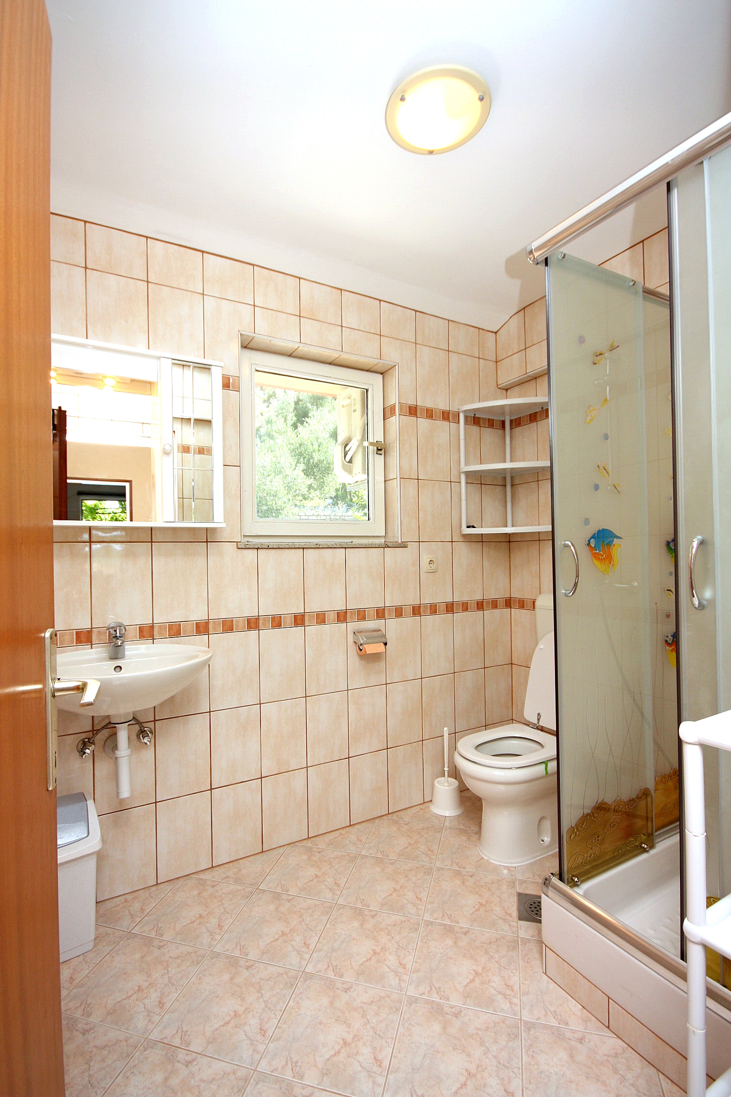 One bedroom apartment with terrace and sea view Supetarska Draga - Gornja, Rab  A-a