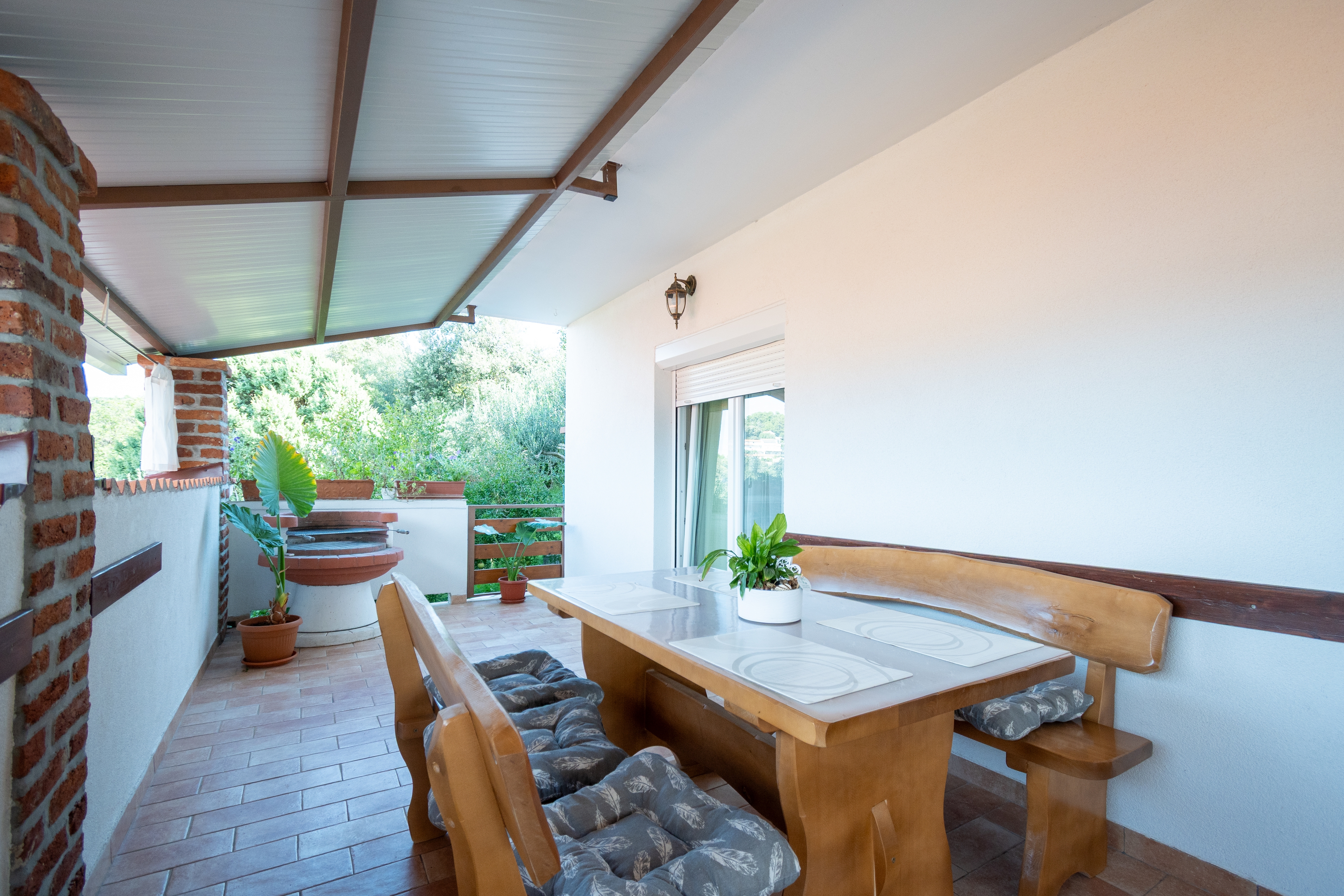 Two bedroom apartment with terrace and sea view Kampor, Rab  A-a