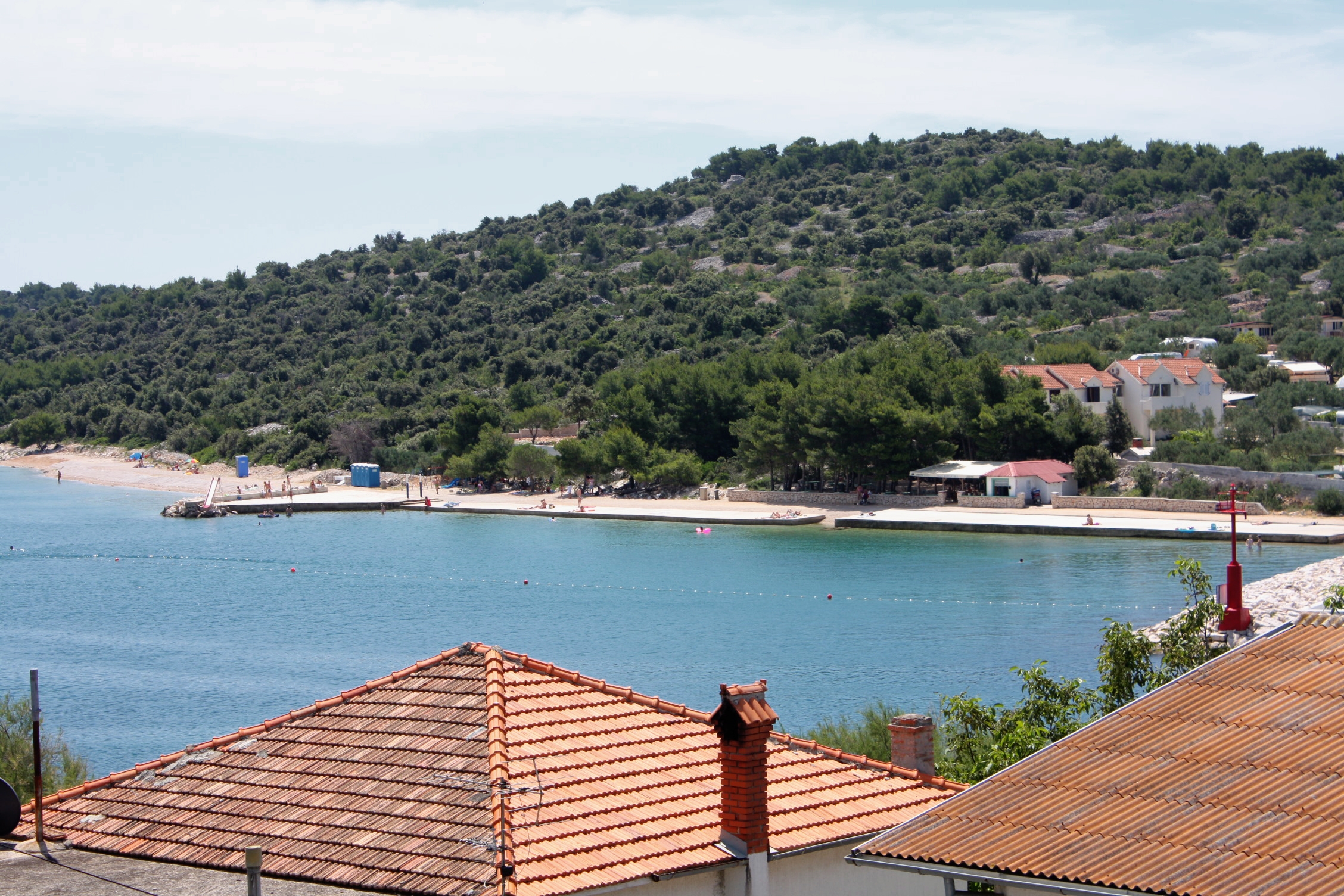 One bedroom apartment with terrace and sea view Jezera, Murter  A-a