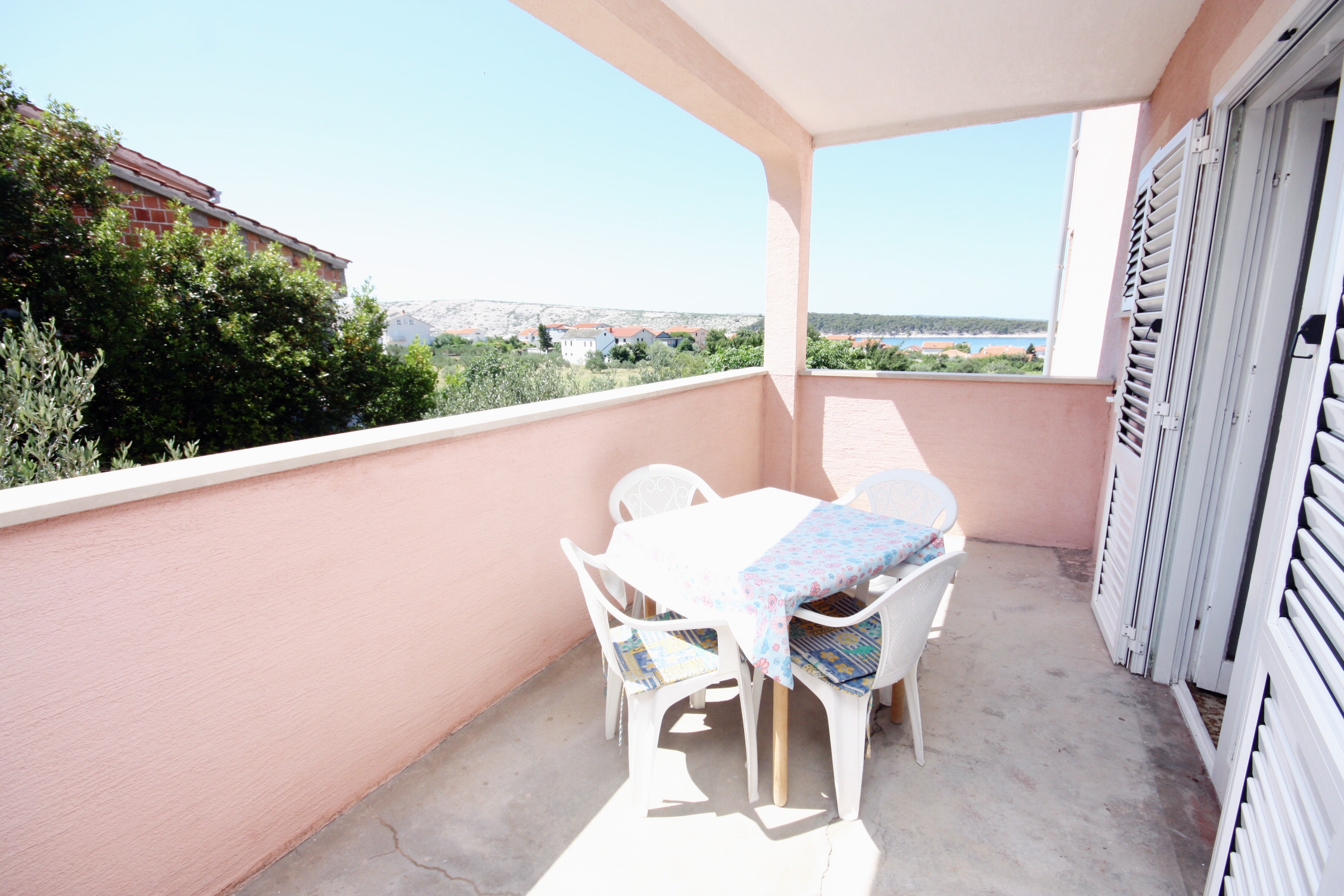 Room with terrace and sea view Barbat (Rab) (S-5070-a)