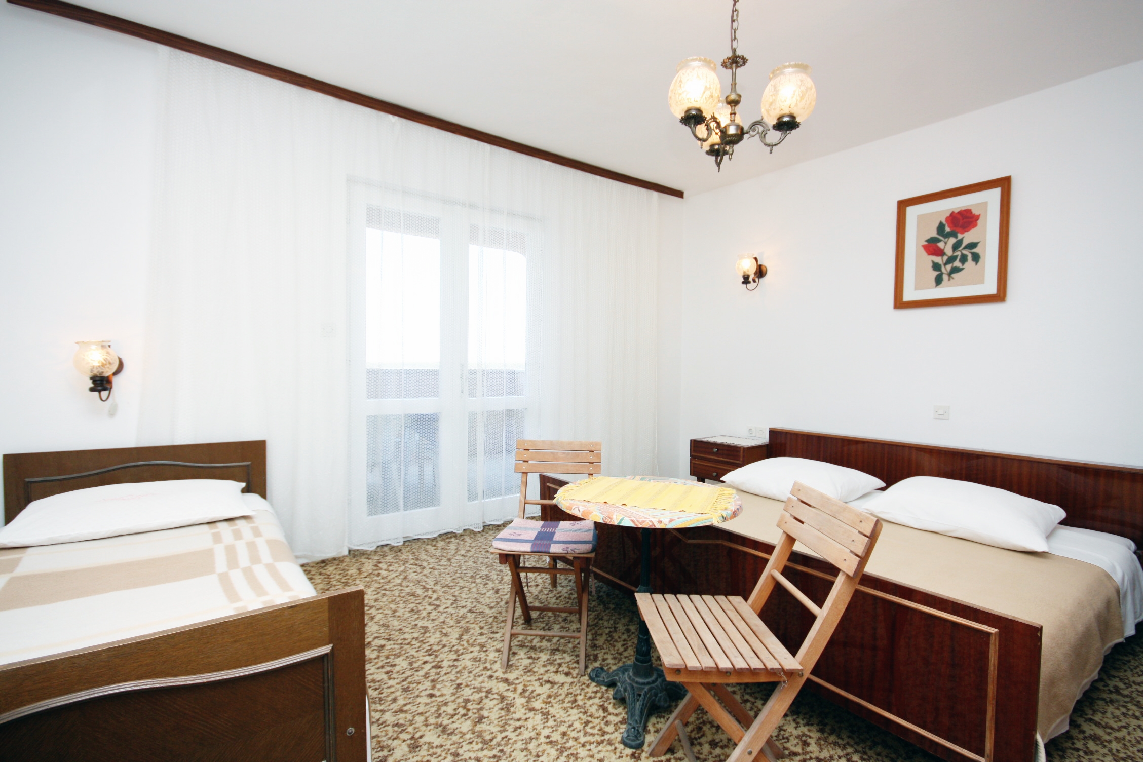 Room with terrace and sea view Barbat, Rab (S-5070-e)