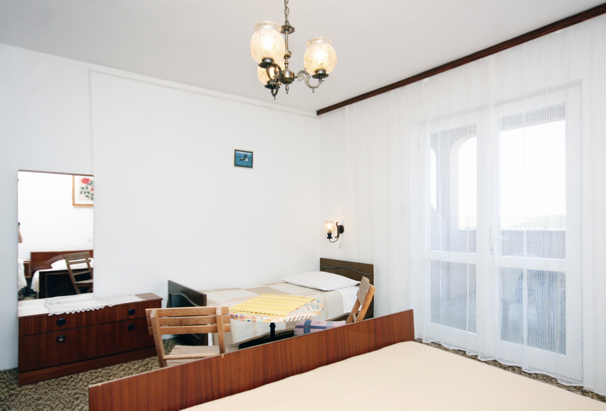 Room with terrace and sea view Barbat, Rab (S-5070-e)