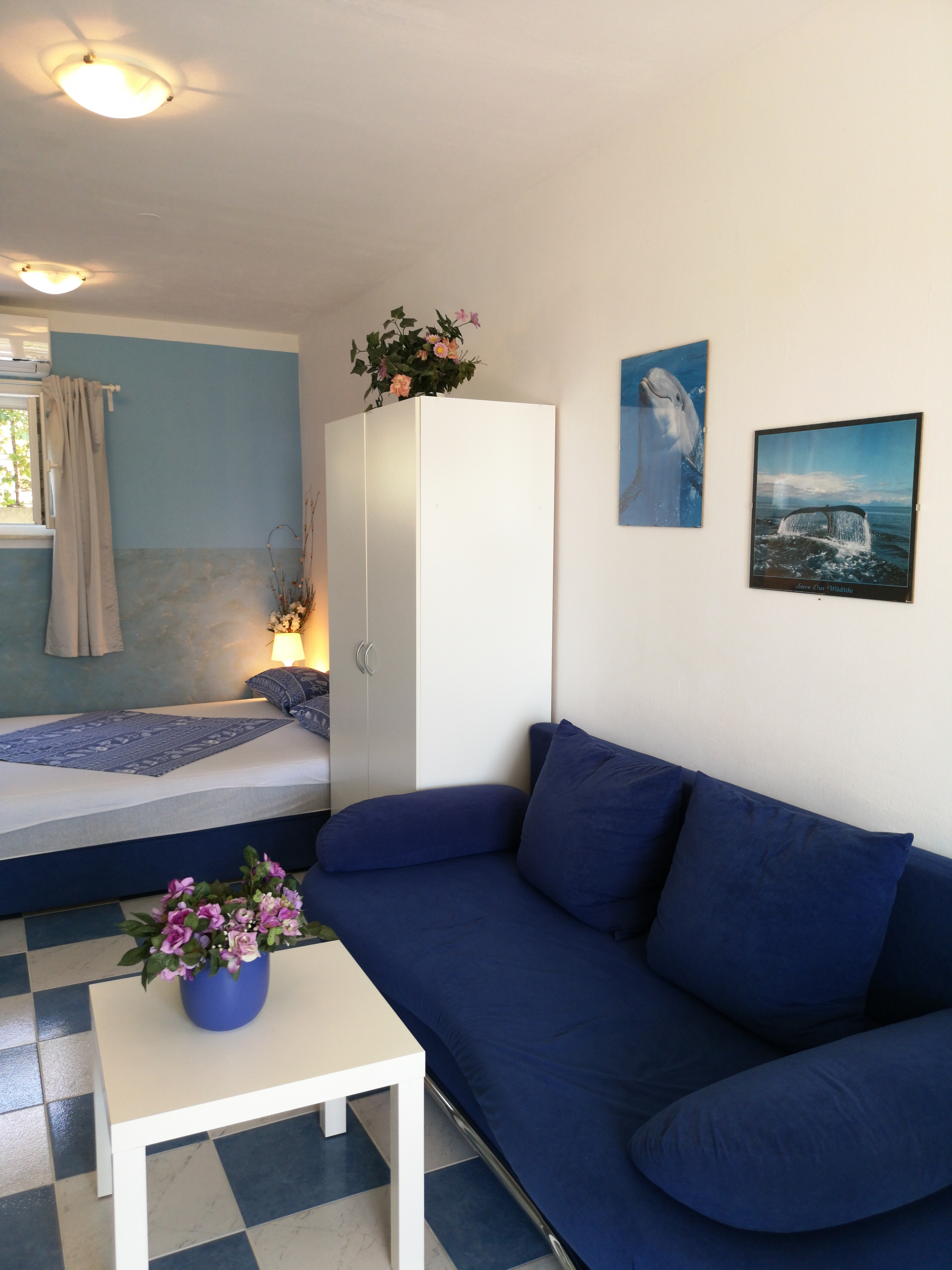 Studio flat with terrace Banjol, Rab  AS-a
