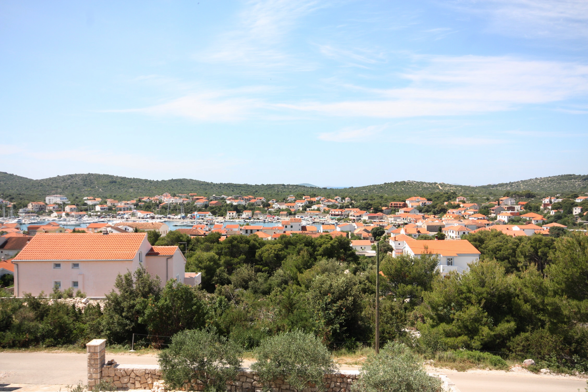 Two bedroom apartment with terrace and sea view Jezera, Murter  A-a