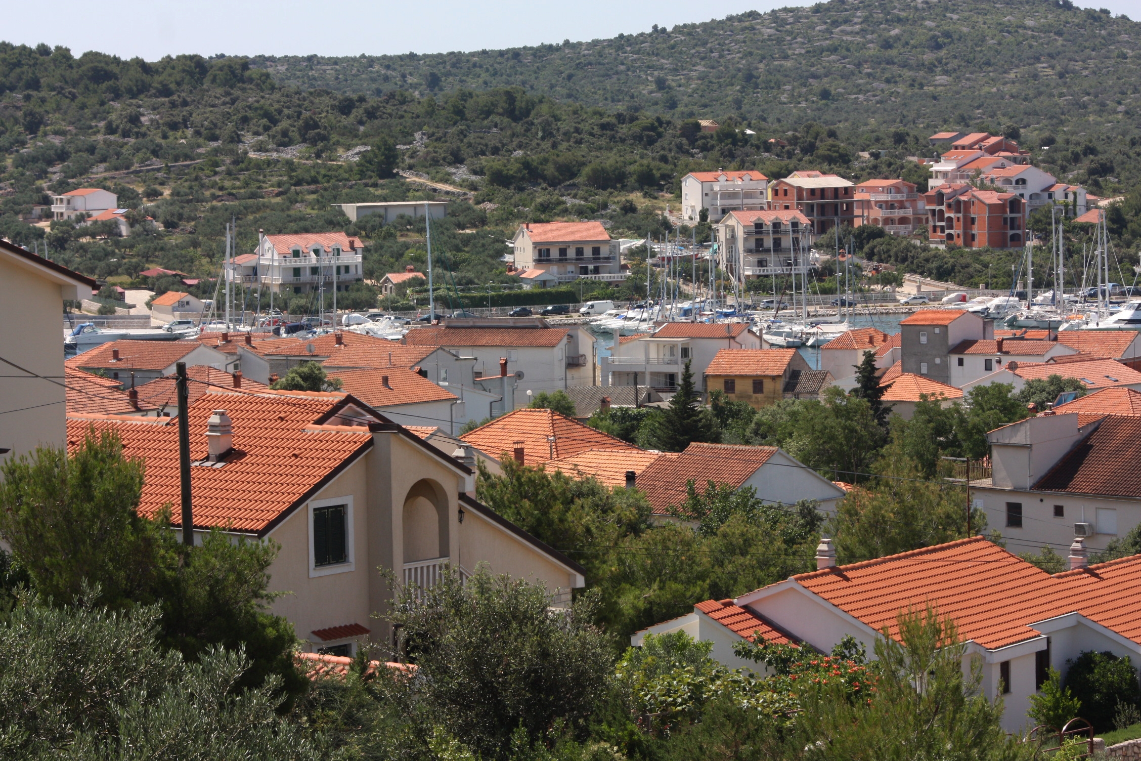 Two bedroom apartment with terrace and sea view Jezera, Murter  A-a