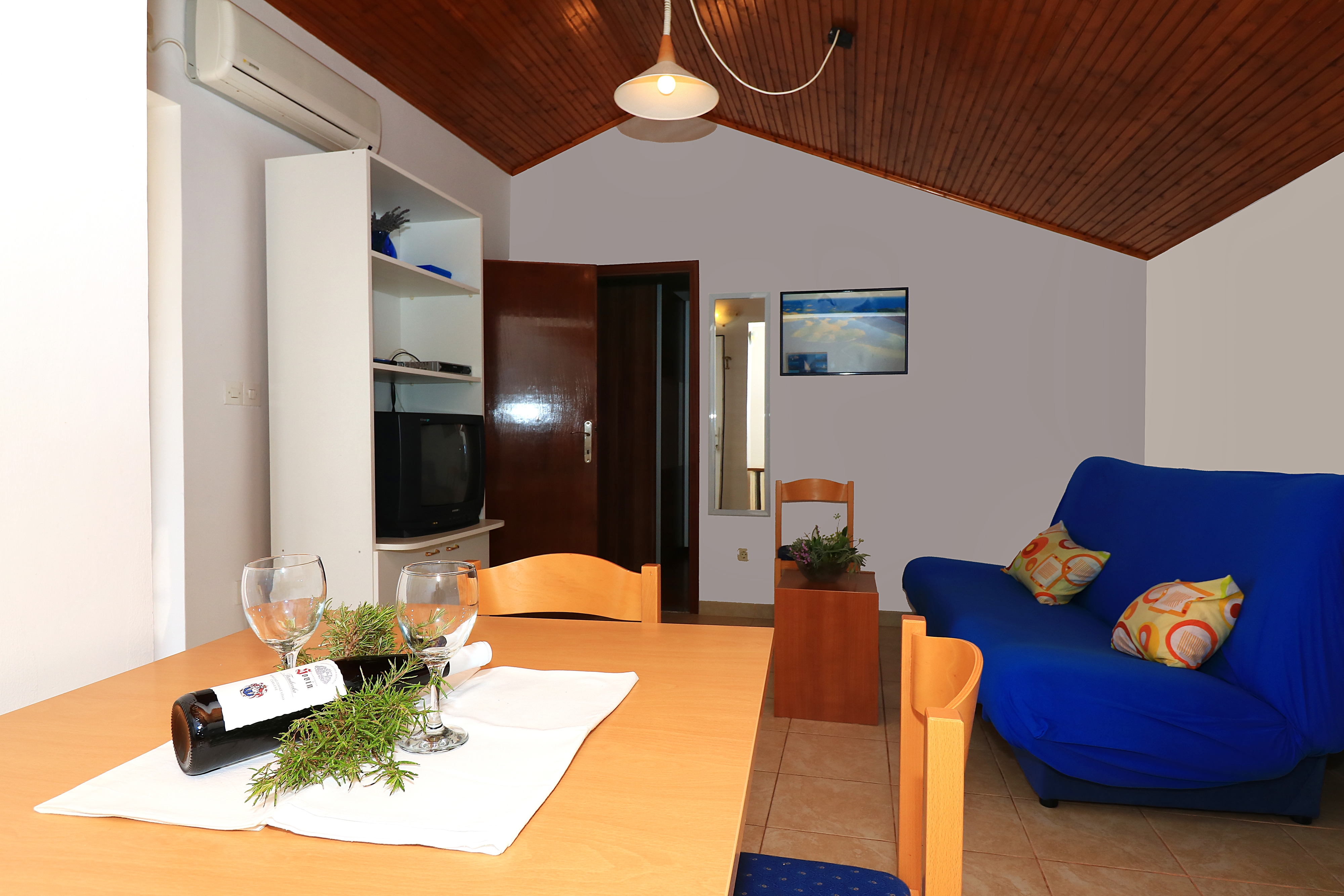 One bedroom apartment with balcony and sea view Jezera, Murter (A-5079-b)