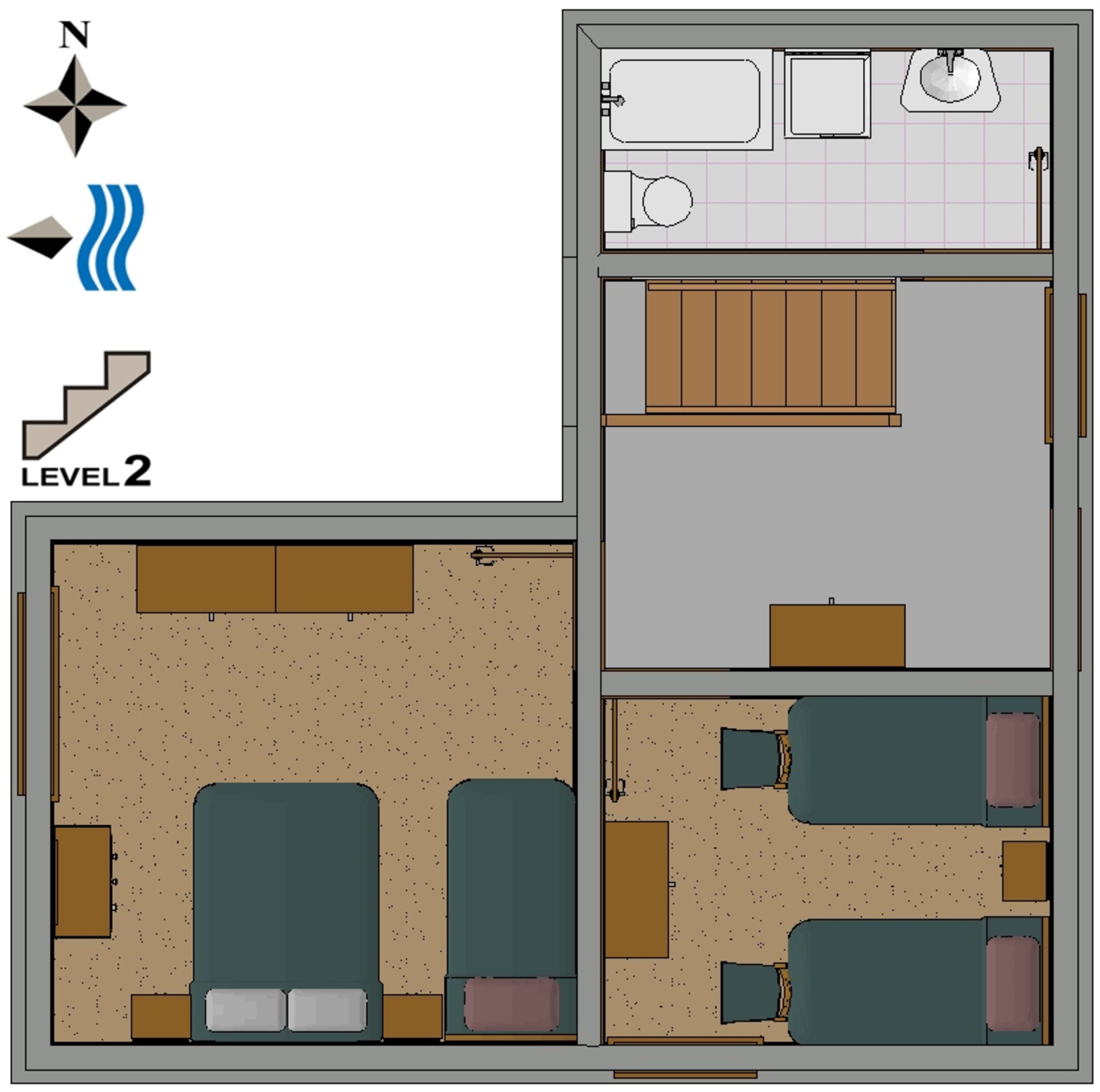 Two bedroom apartment near beach Brist, Makarska  A-a