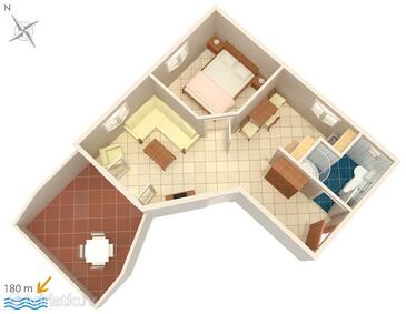 Plan Murter, Plan in the apartment, WIFI.