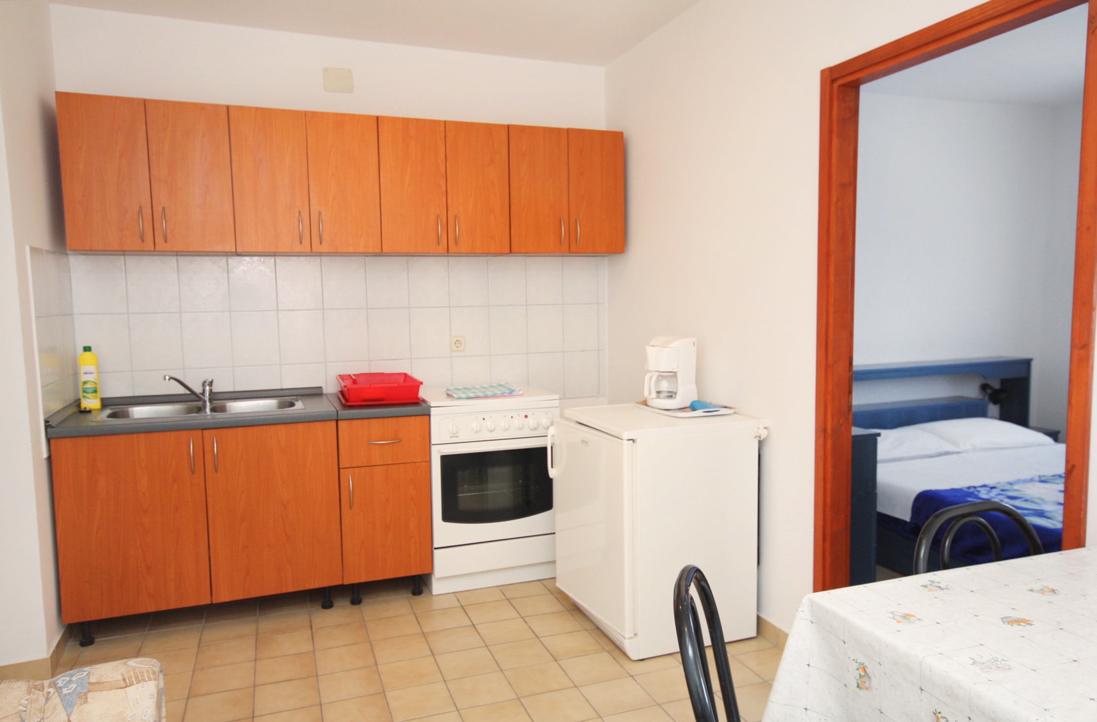 One bedroom apartment with terrace and sea view Tisno, Murter  A-a