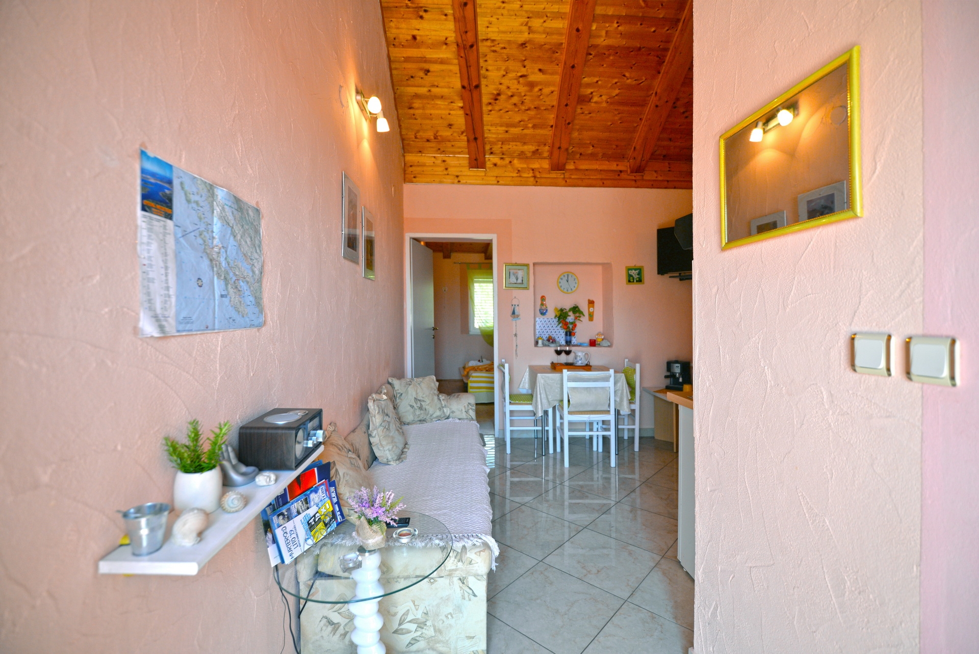 One bedroom apartment with terrace and sea view Murter (A-5097-a)