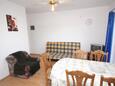 Living room Murter, Living room in the apartment, air condition available and WiFi.
