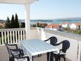 Terrace Murter, Terrace in the apartment, with a sea view and WiFi.