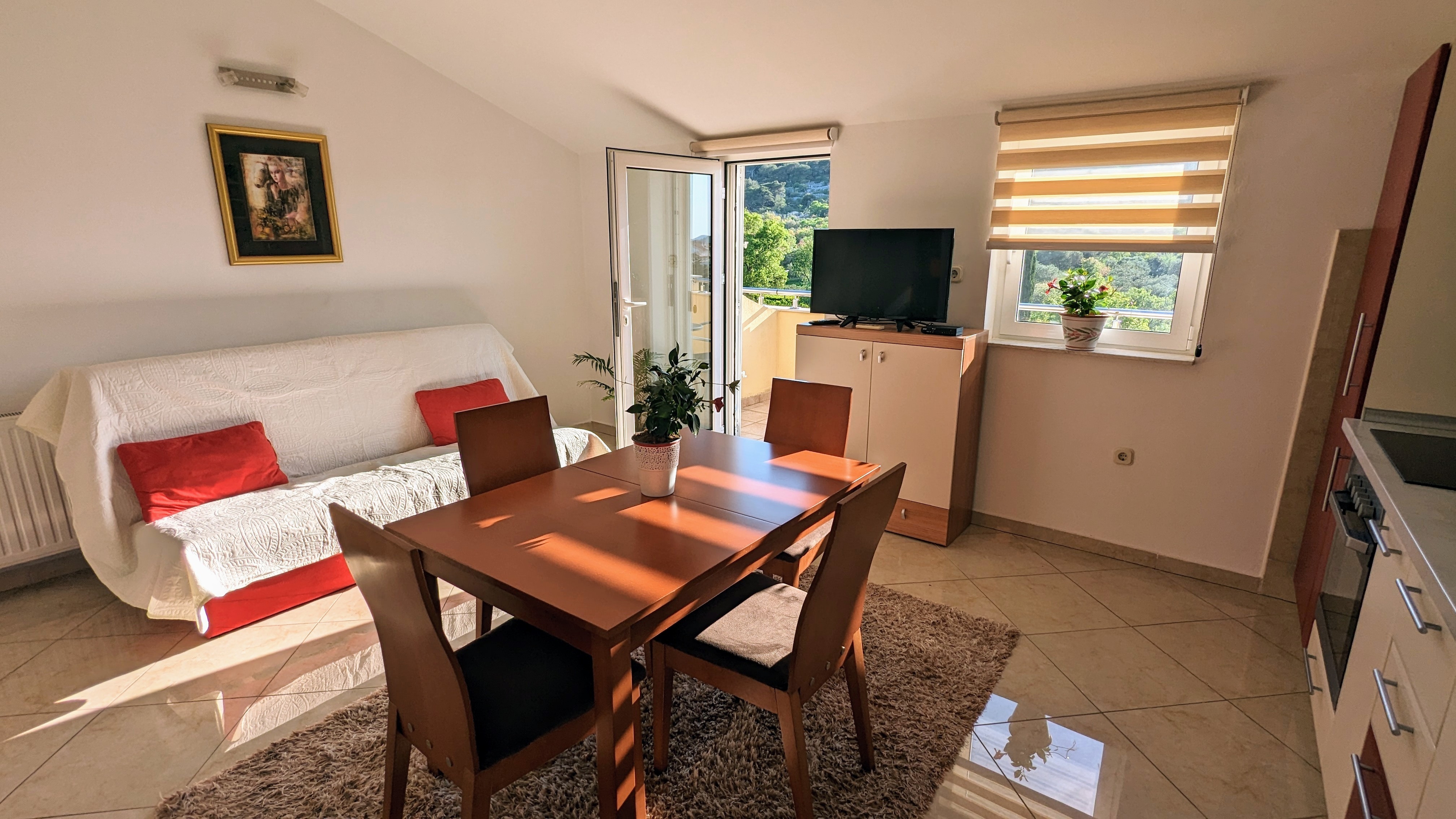 One bedroom apartment with terrace and sea view Murter (A-5100-a)