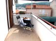 Tisno, Balkon v ubytování typu apartment, s výhledem na moře a WiFi.