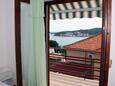 Tisno, Ložnice v ubytování typu room, s klimatizací a WiFi.