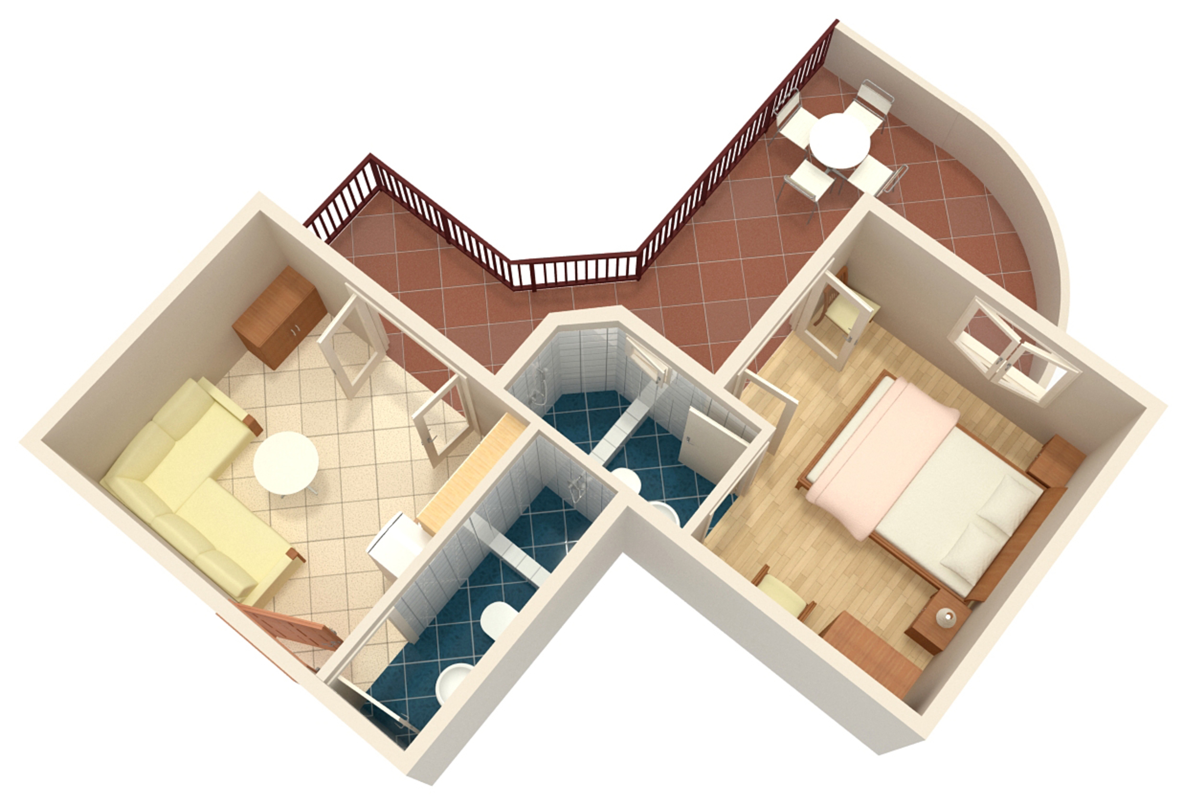 One bedroom apartment with terrace Jezera, Murter  A-e