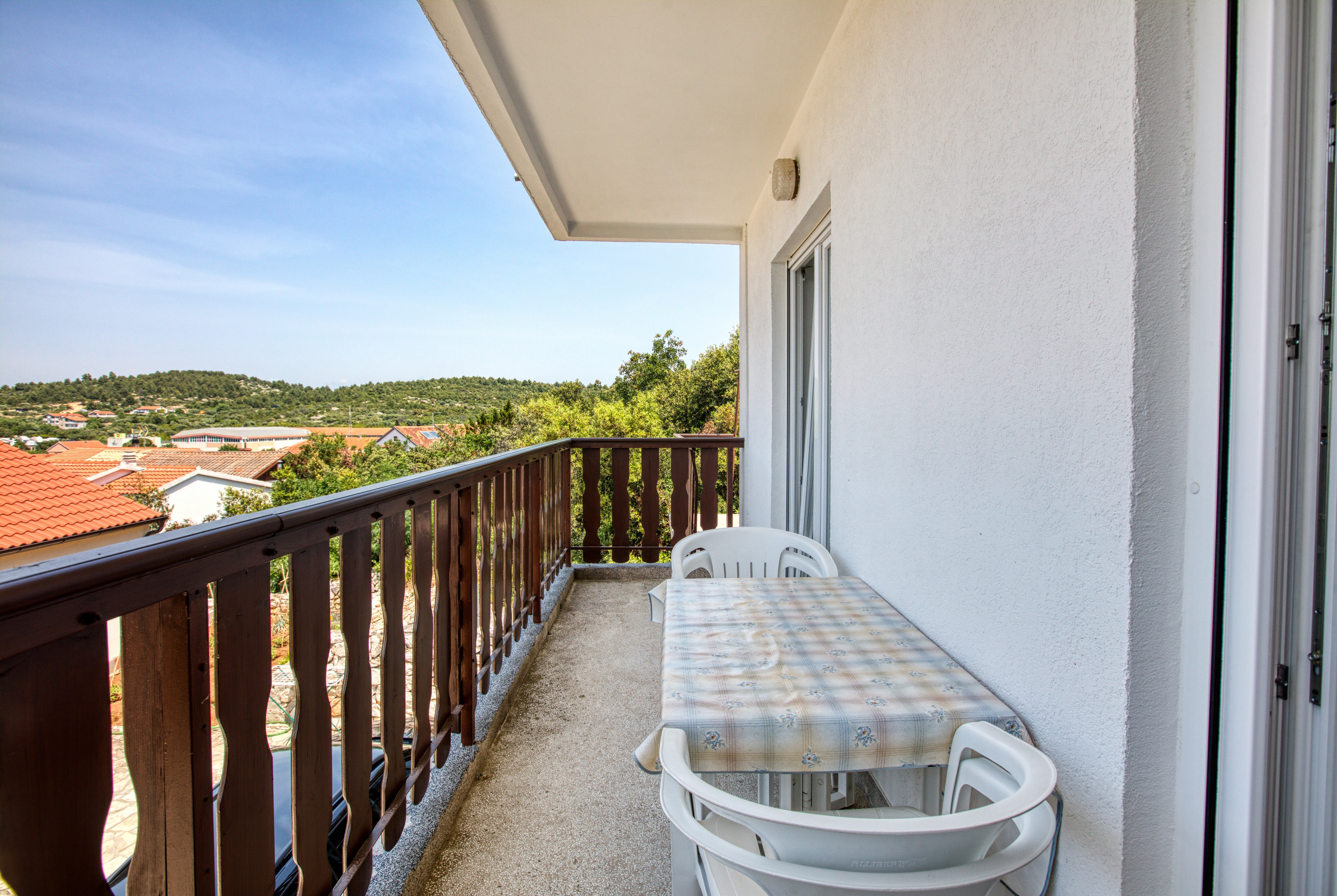 Studio flat with balcony and sea view Tisno, Murter  AS-a