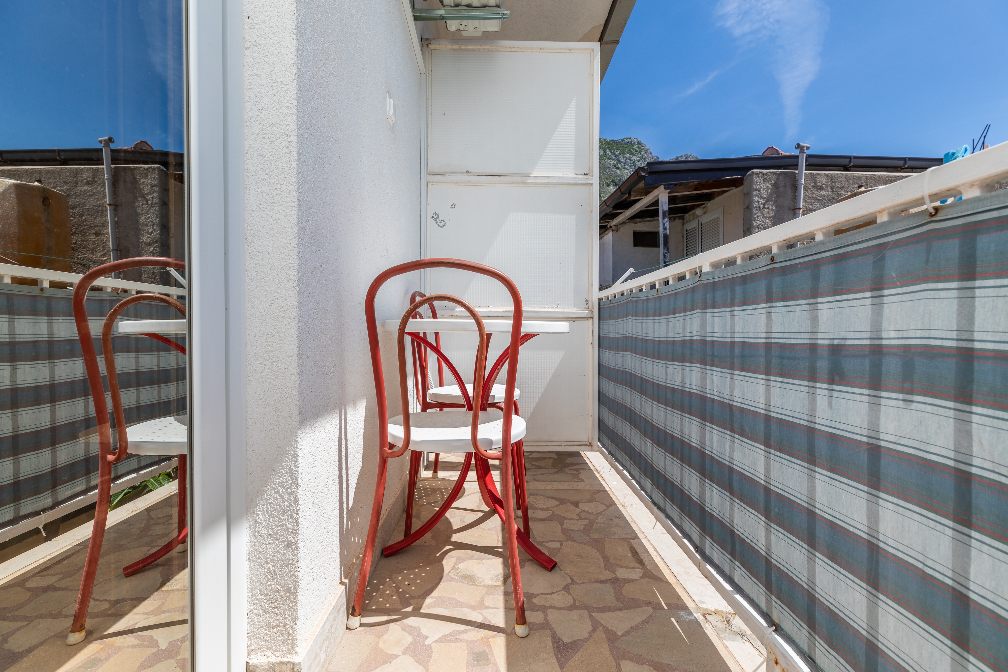 Three bedroom apartment with balcony and sea view Podaca, Makarska  A-a