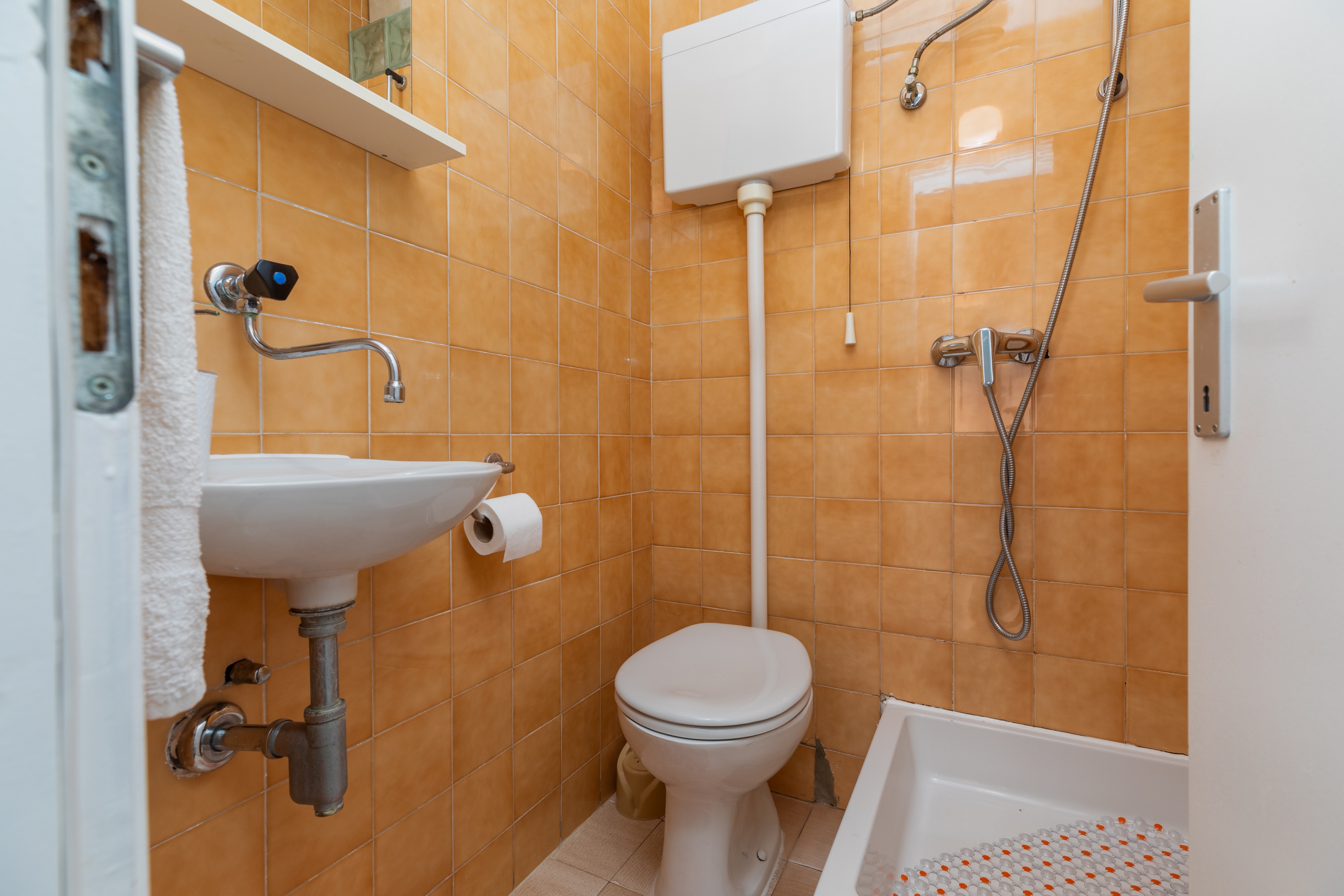 Three bedroom apartment with balcony and sea view Podaca, Makarska  A-a