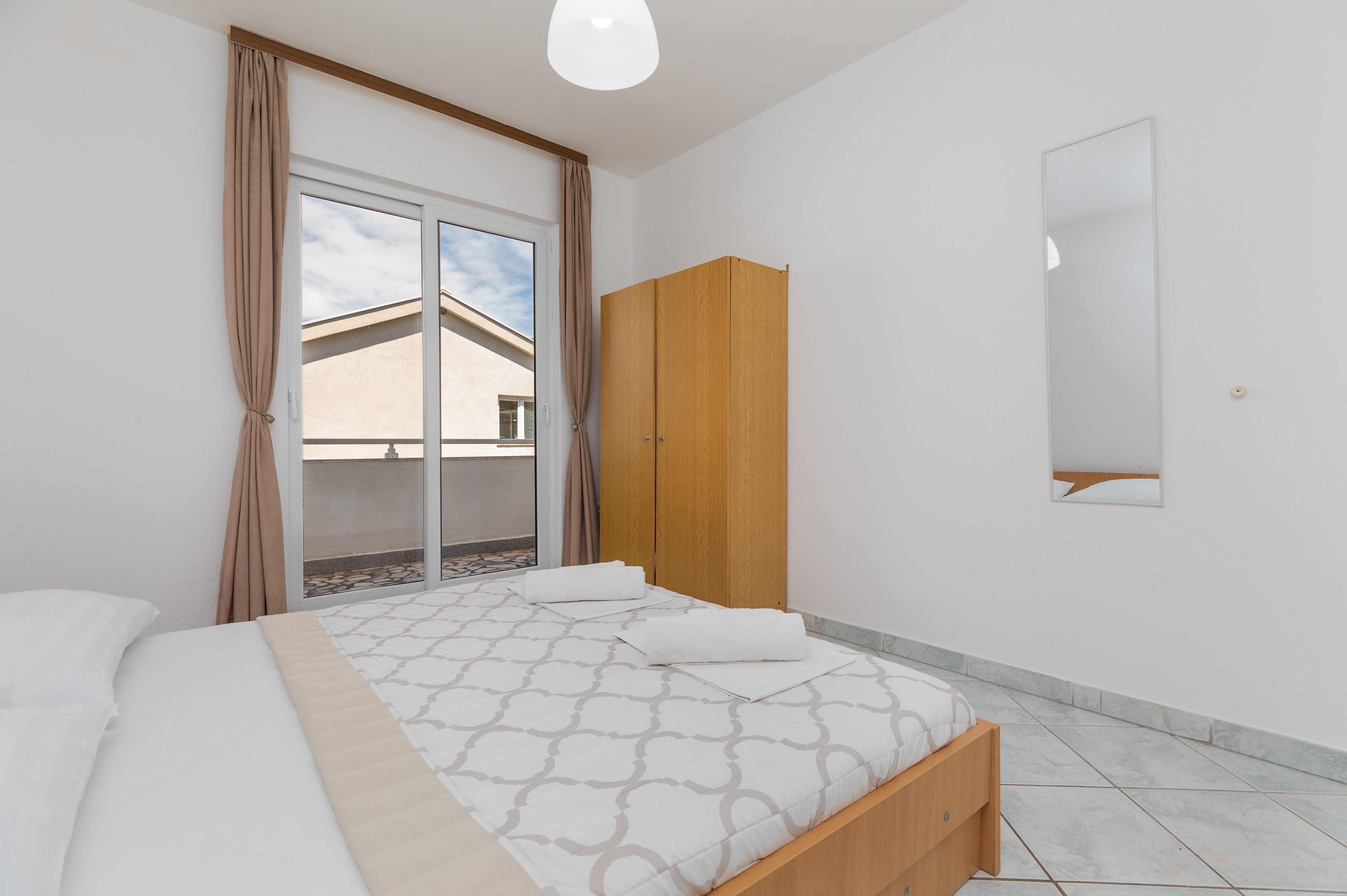 Three bedroom apartment with balcony and sea view Podaca, Makarska  A-a