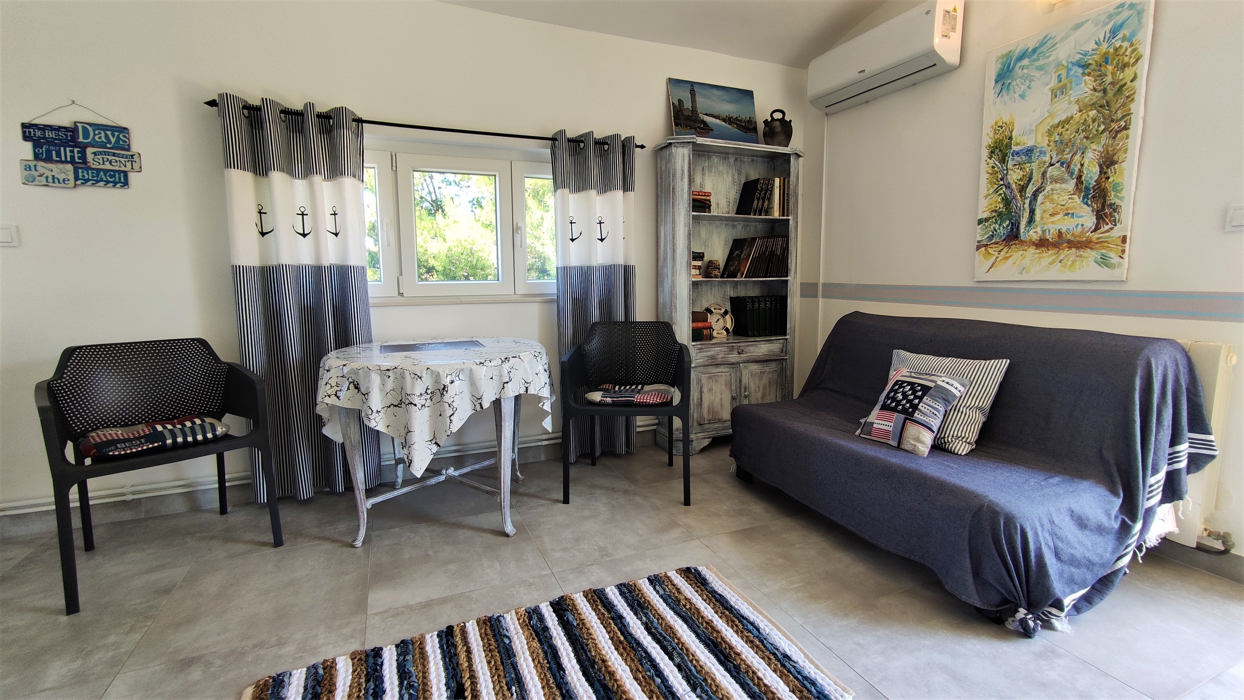 One bedroom apartment with terrace and sea view Murter (A-5150-a)