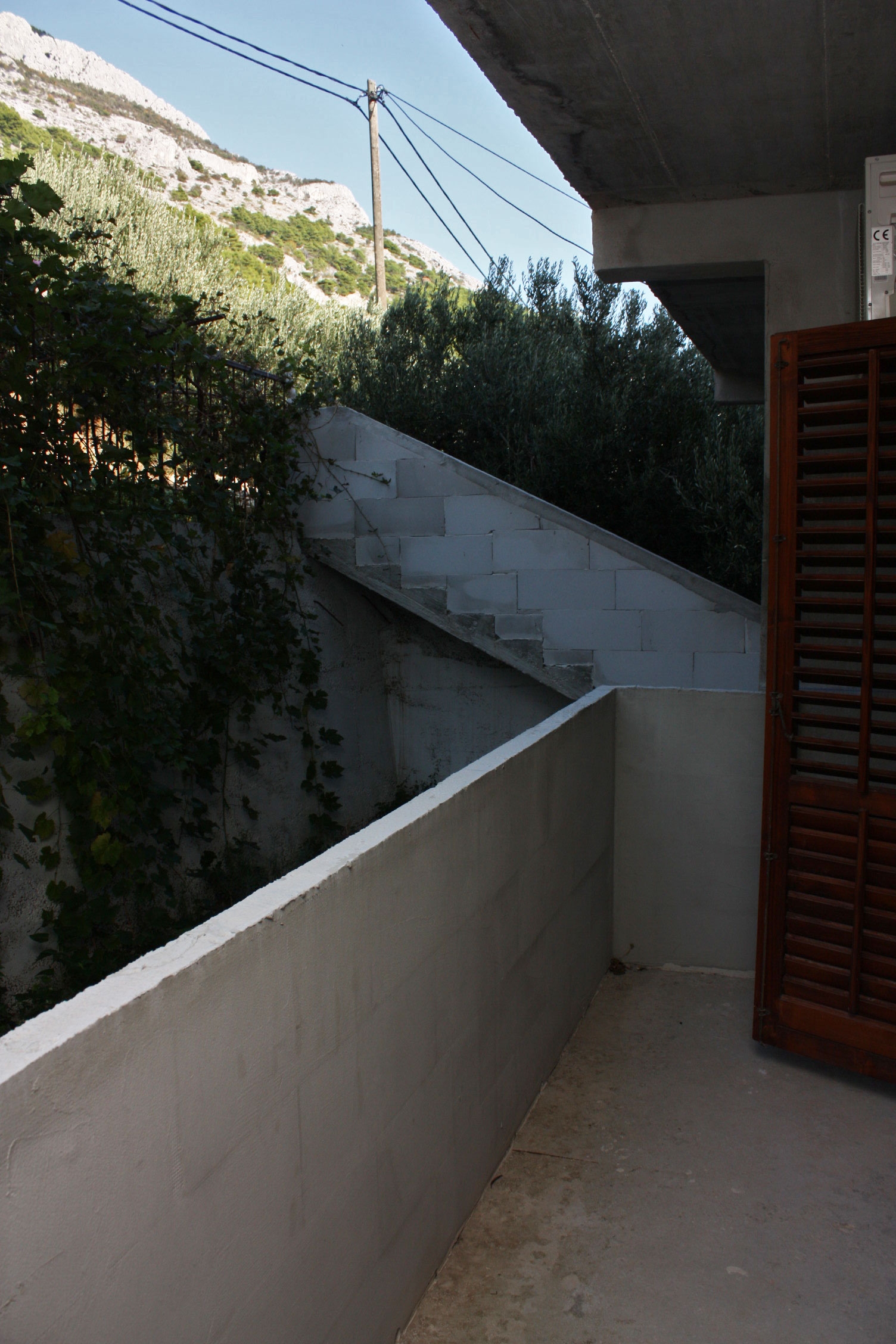One bedroom apartment with terrace and sea view Pisak, Omiš  A-c