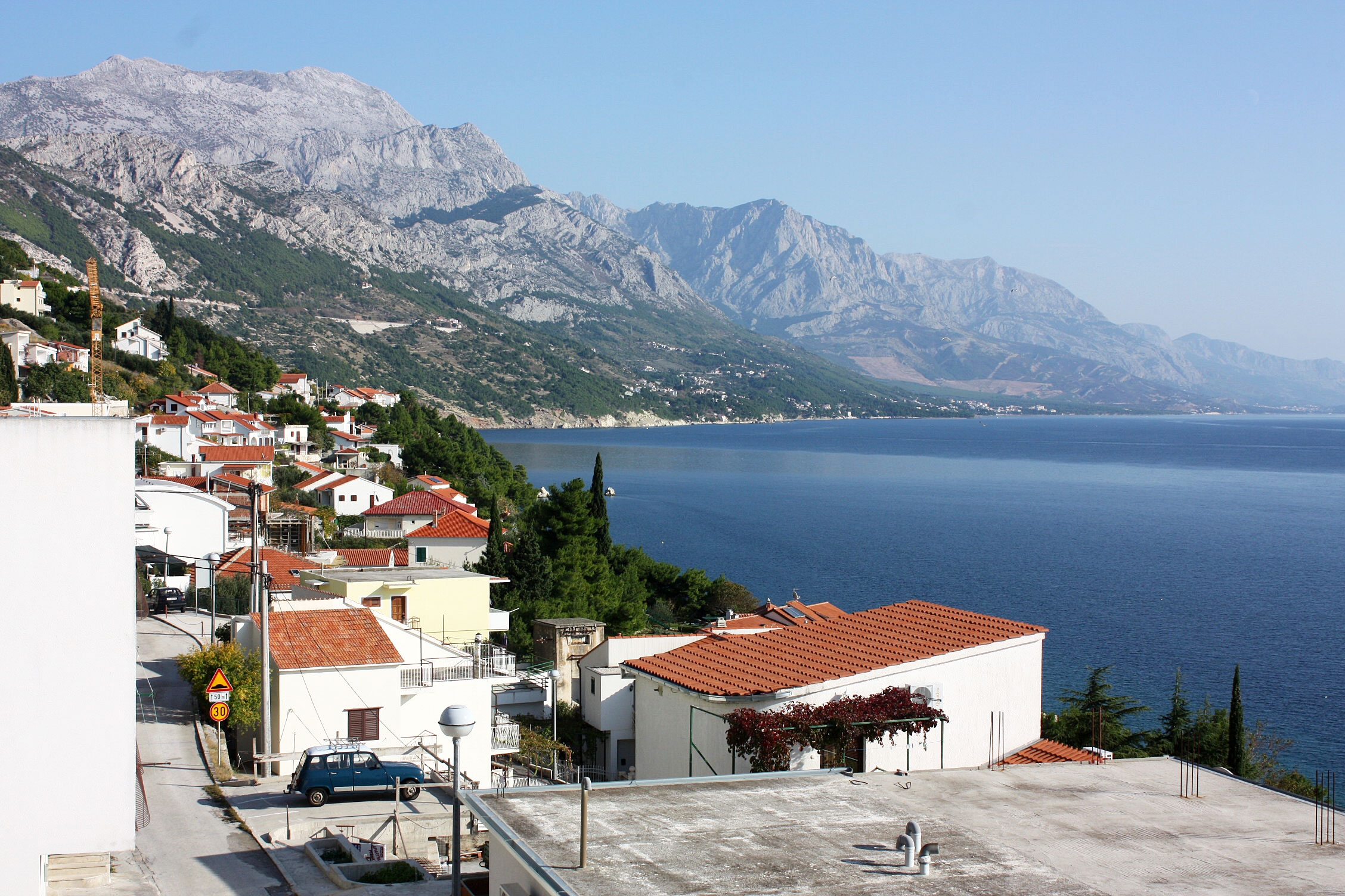 One bedroom apartment with balcony and sea view Pisak, Omiš  A-d