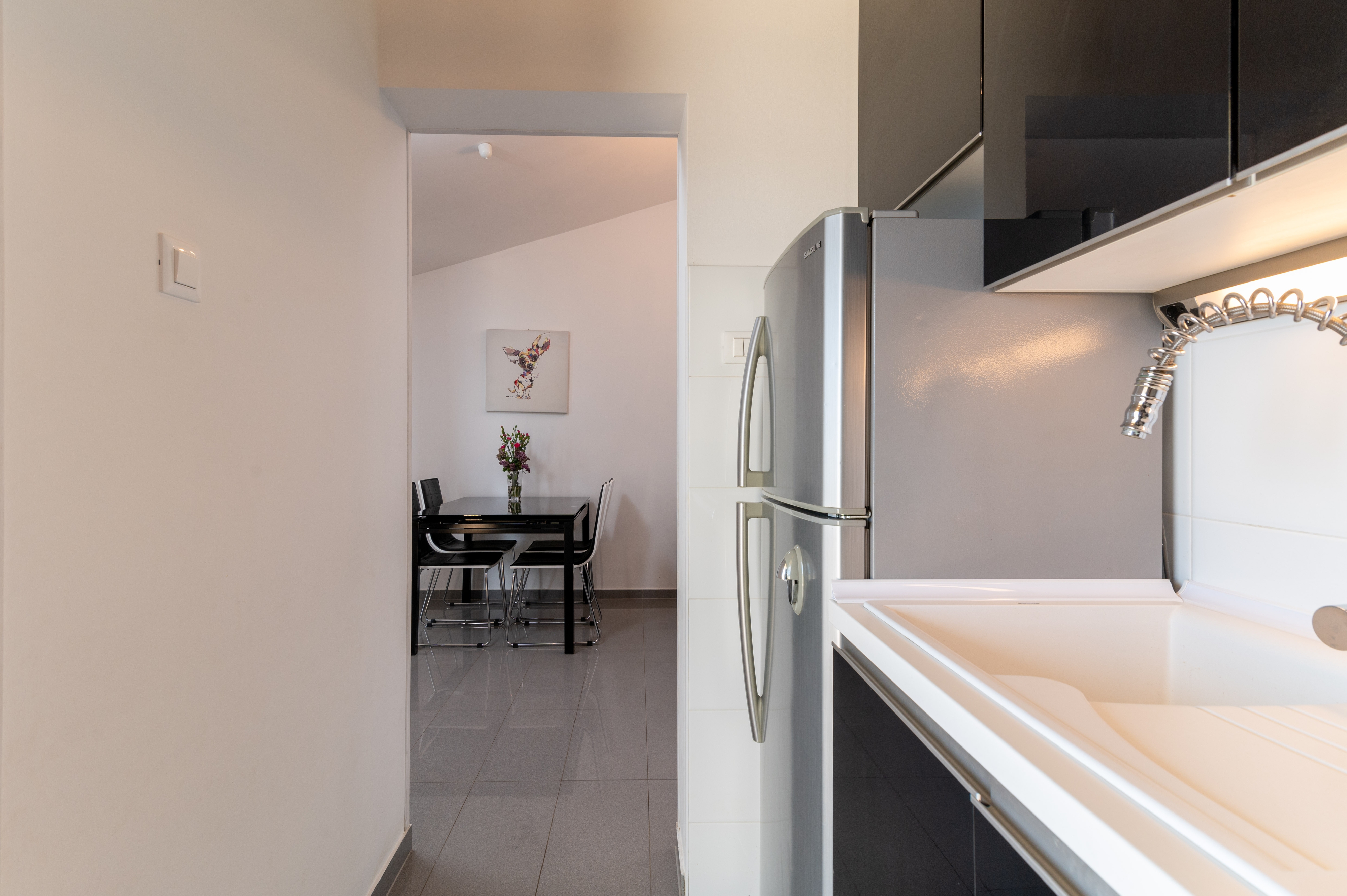 Two bedroom apartment with terrace and sea view Slatine, Čiovo  A-c