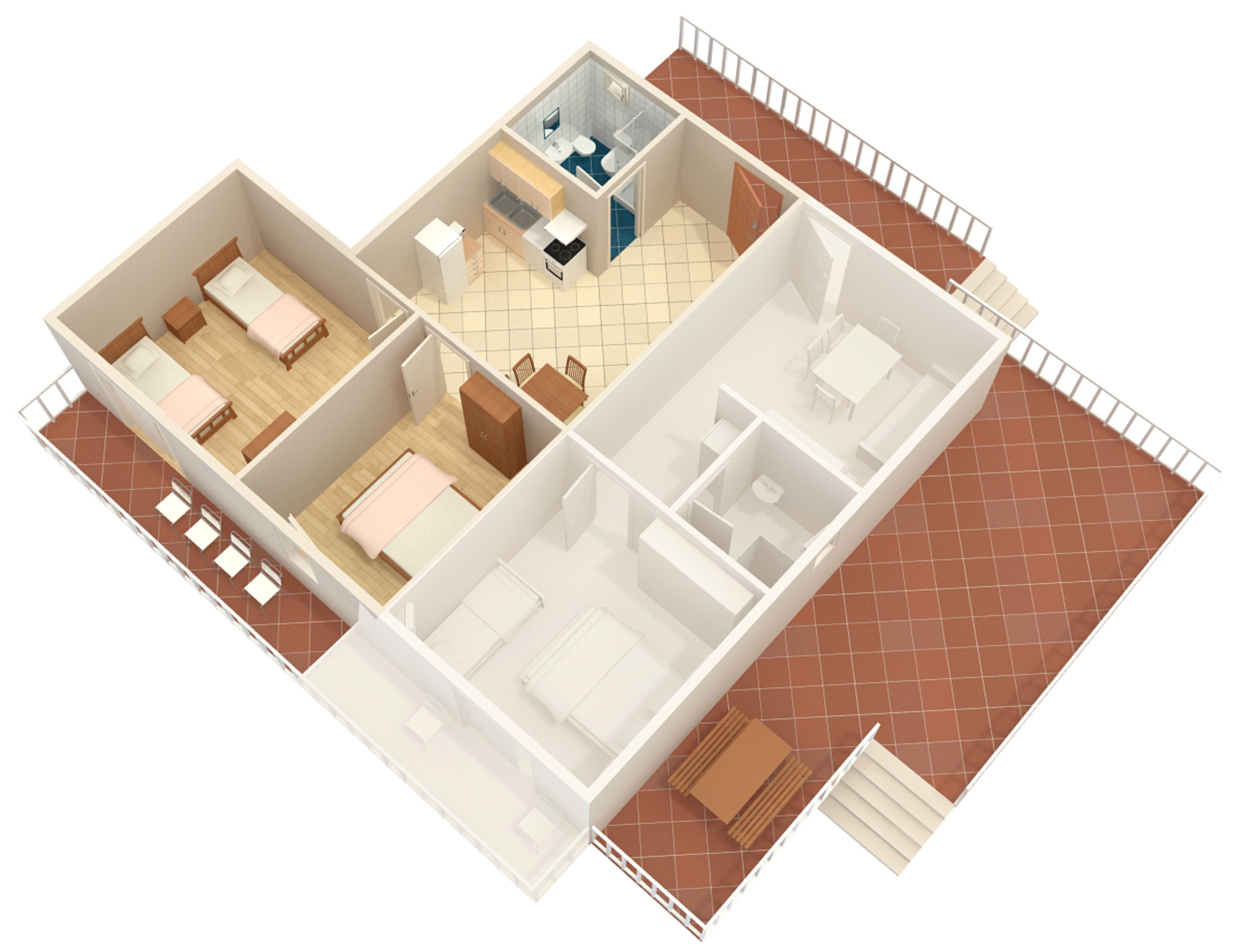 Two bedroom apartment near beach Rogač, Šolta  A-b