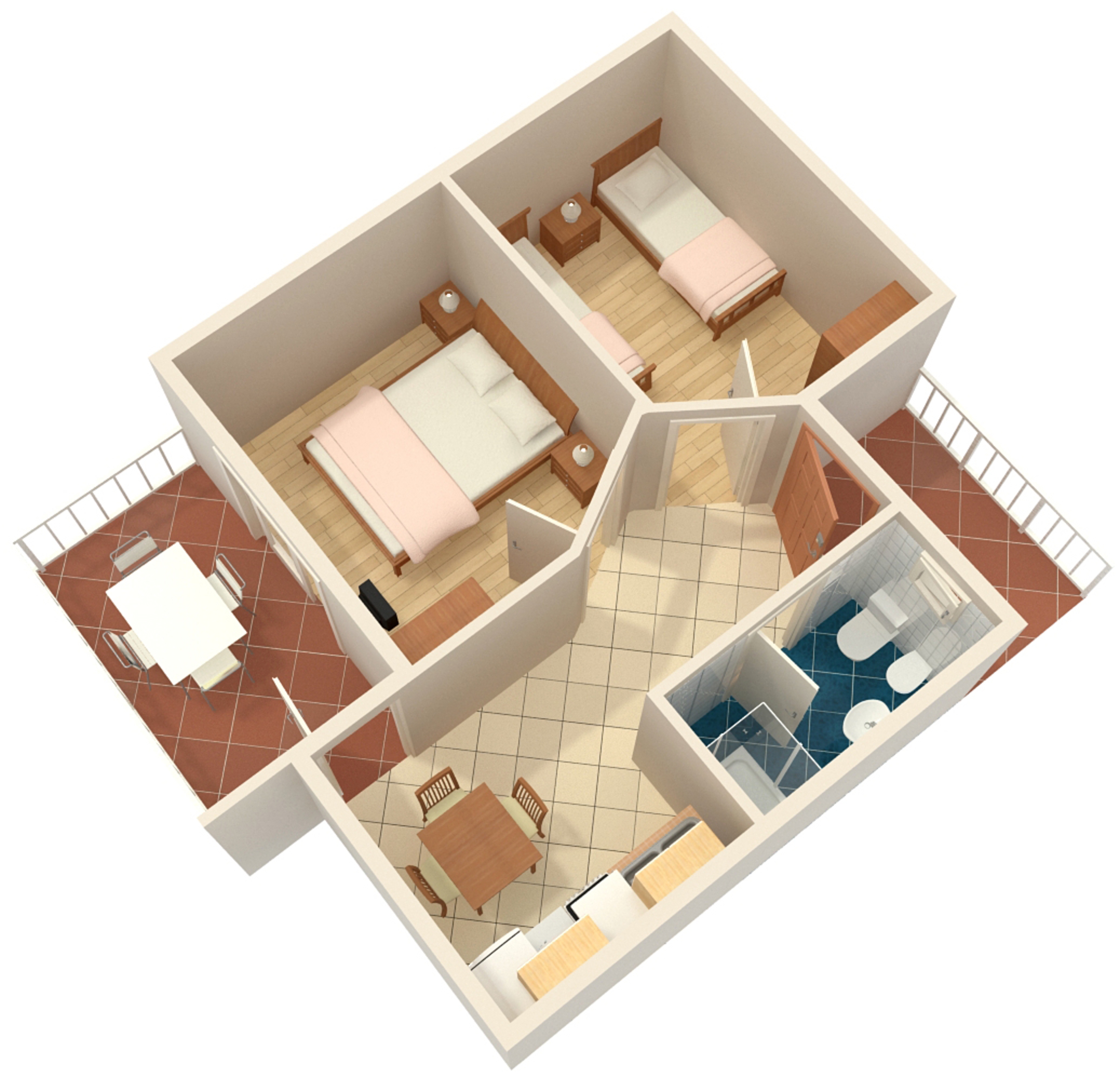 Two bedroom apartment near beach Rogač, Šolta  A-c
