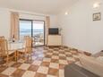 Obývací pokoj Stomorska, Obývací pokoj v ubytování typu apartment, s klimatizací, domácí mazlíčci povoleni a WiFi.