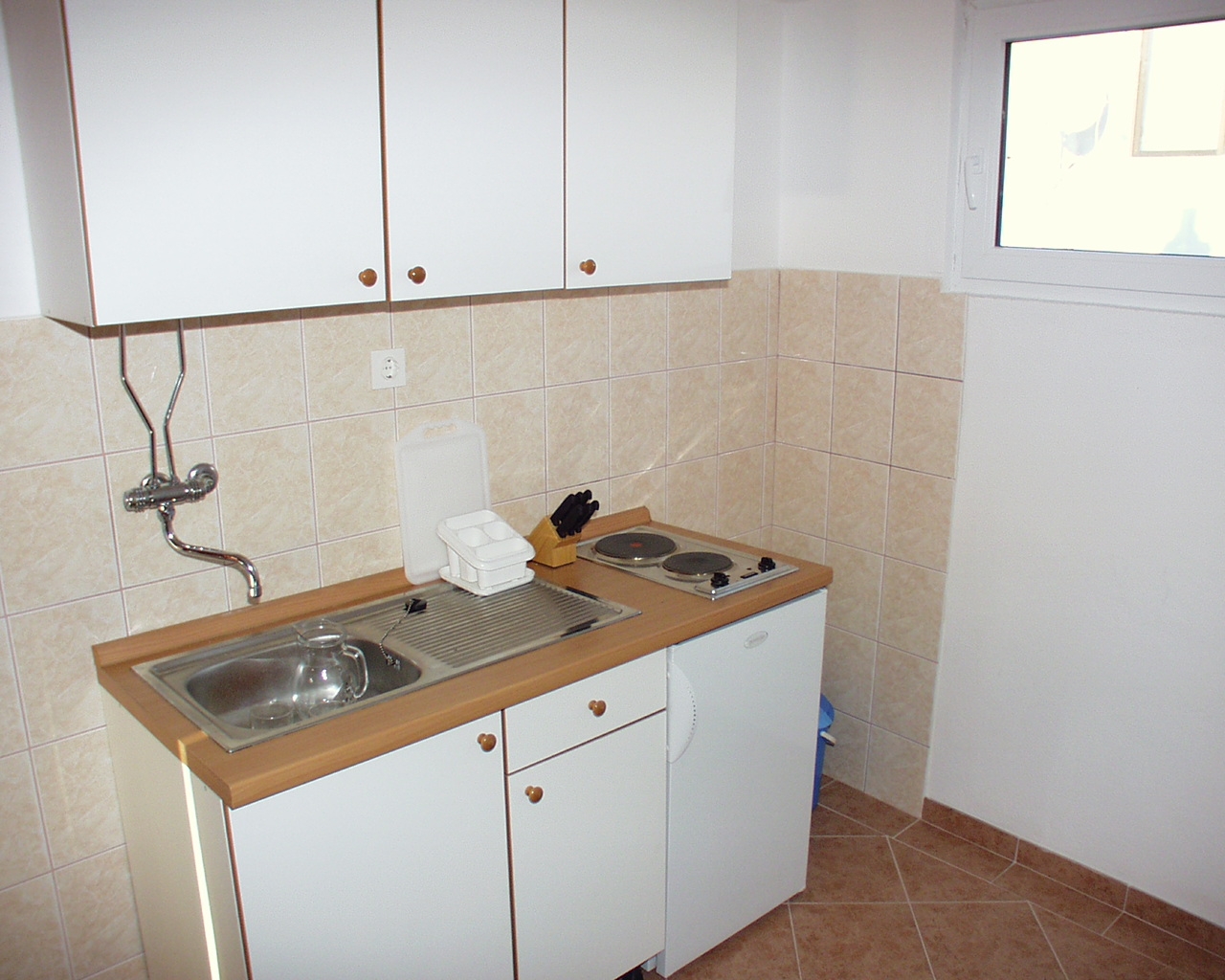 One bedroom apartment with air-conditioning Podgora, Makarska  A-b