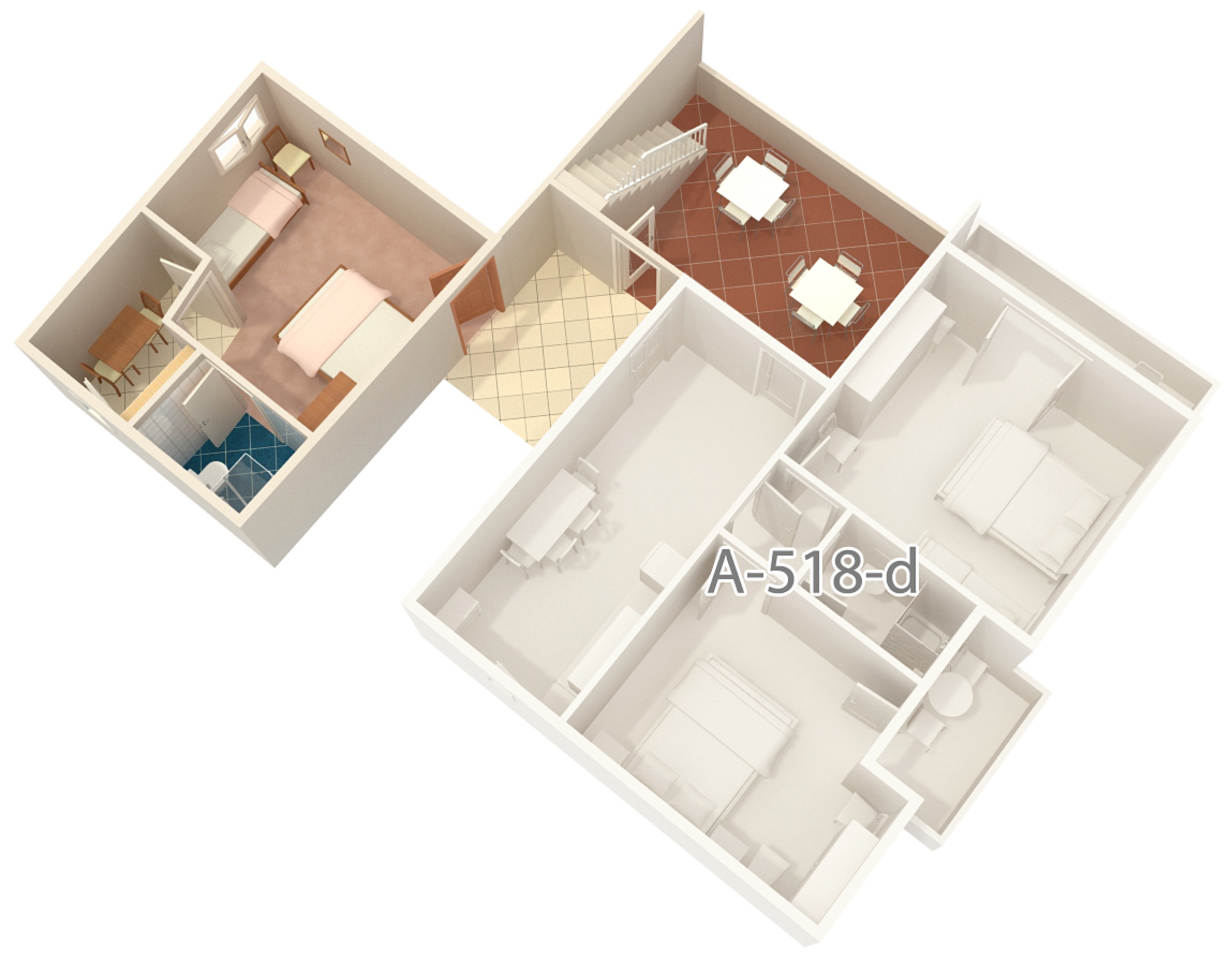 One bedroom apartment with air-conditioning Podgora, Makarska  A-c