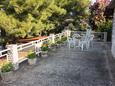 Nečujam, Terras 2 in the apartment, with a sea view en (pet friendly).