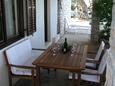 Stomorska, Terrace in the studio-apartment, with a sea view and WiFi.