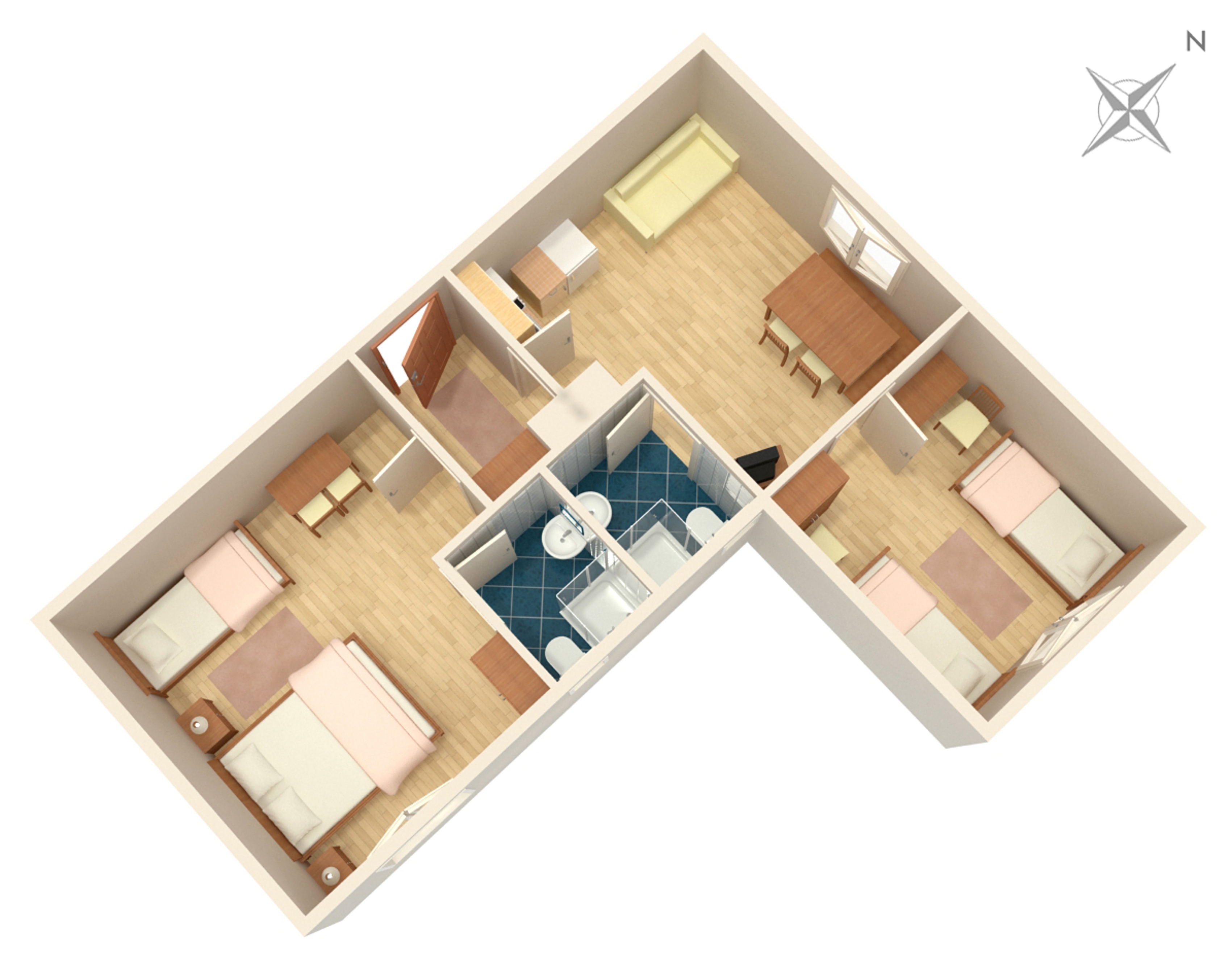 Two bedroom apartment Poljanak, Plitvice  A-a