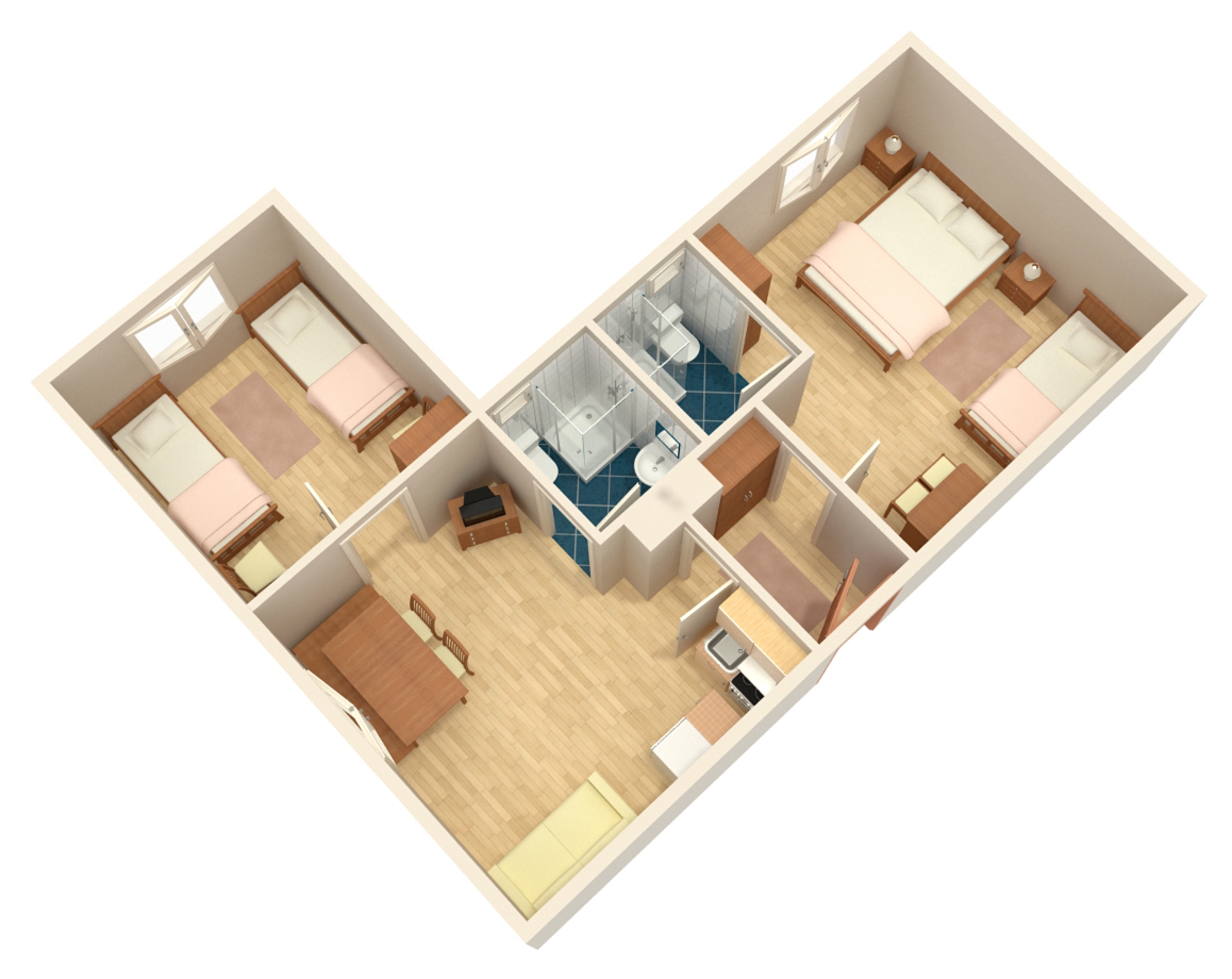 Two bedroom apartment Poljanak, Plitvice  A-a