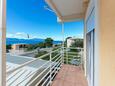 Gradac, Balcon dans l’hébergement en type apartment, avec la vue sur la mer et WiFi.