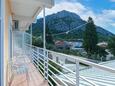 Gradac, Balcony in the apartment, with a sea view and WiFi.