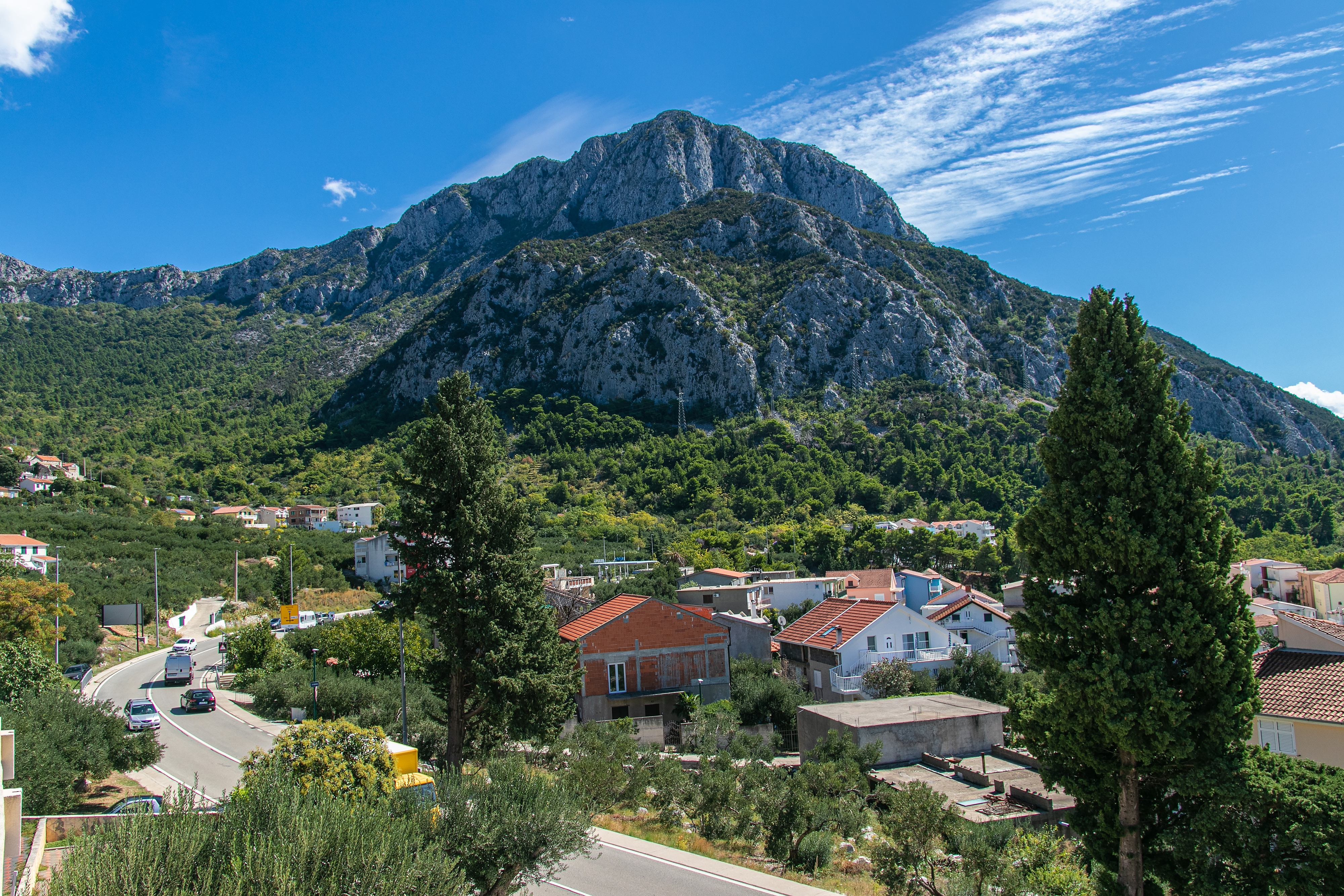 One bedroom apartment with balcony and sea view Gradac, Makarska  A-b