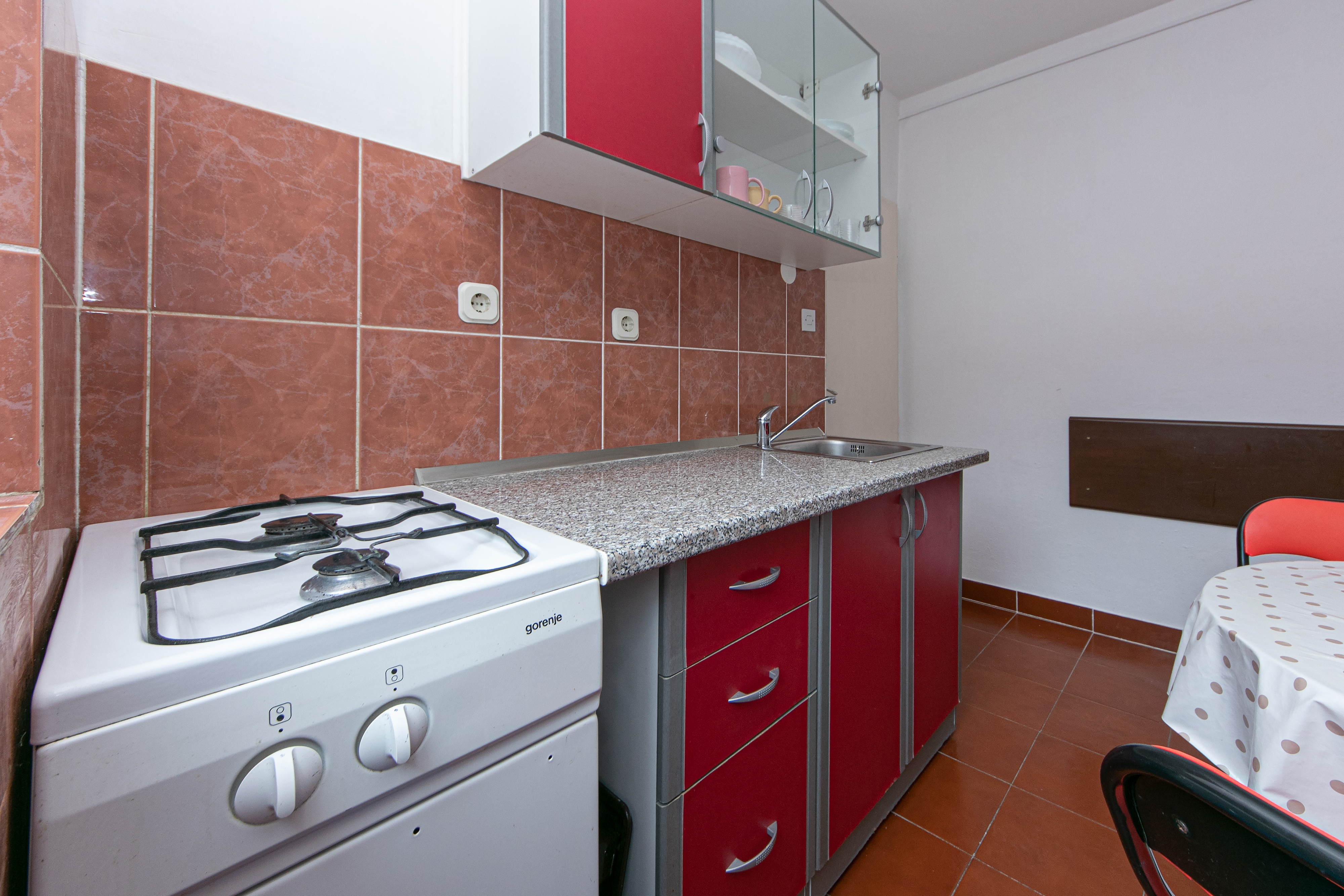 One bedroom apartment with balcony and sea view Gradac, Makarska  A-c