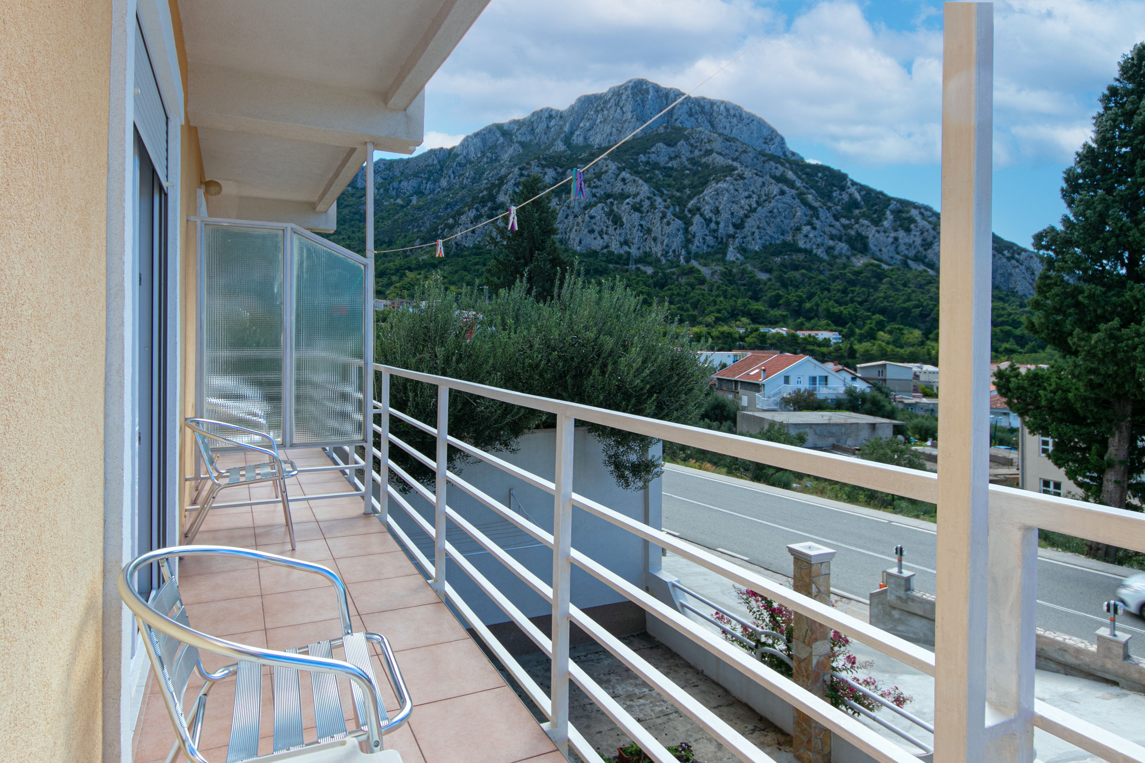One bedroom apartment with balcony and sea view Gradac, Makarska  A-d