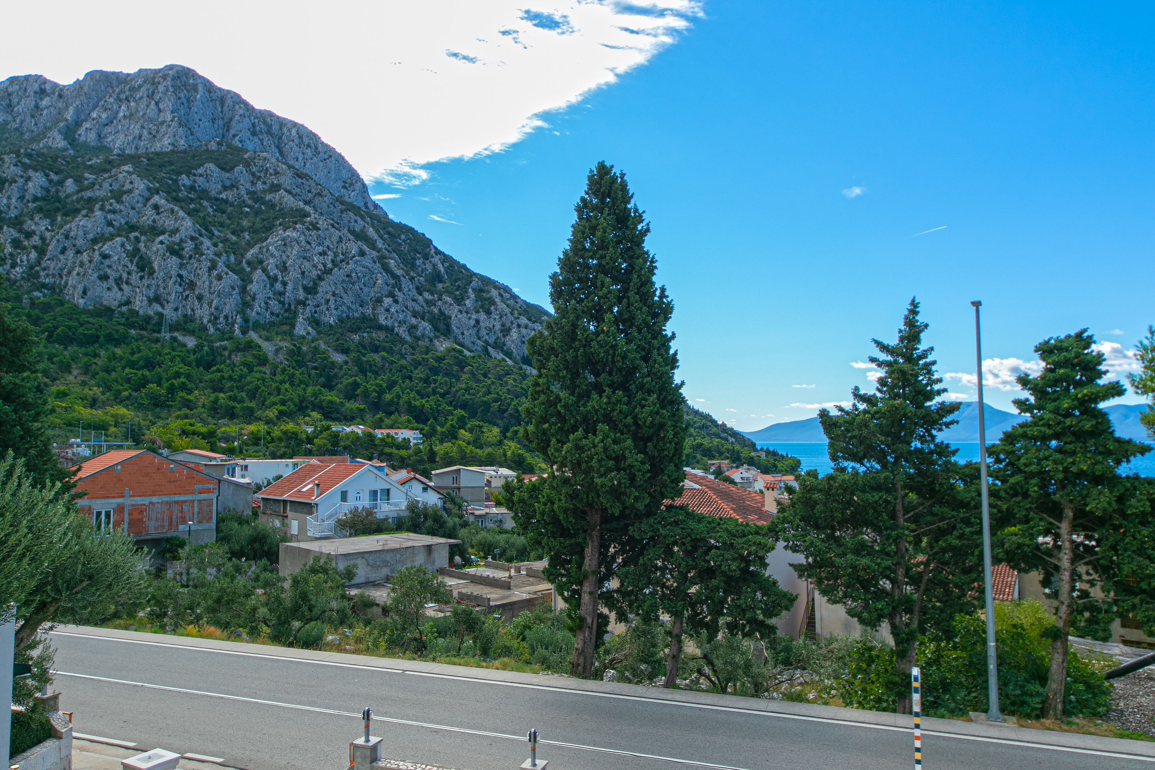 One bedroom apartment with balcony and sea view Gradac, Makarska  A-d