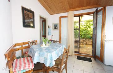 Dining room Nečujam, Dining room in the apartment, dopusteni kucni ljubimci i WIFI.