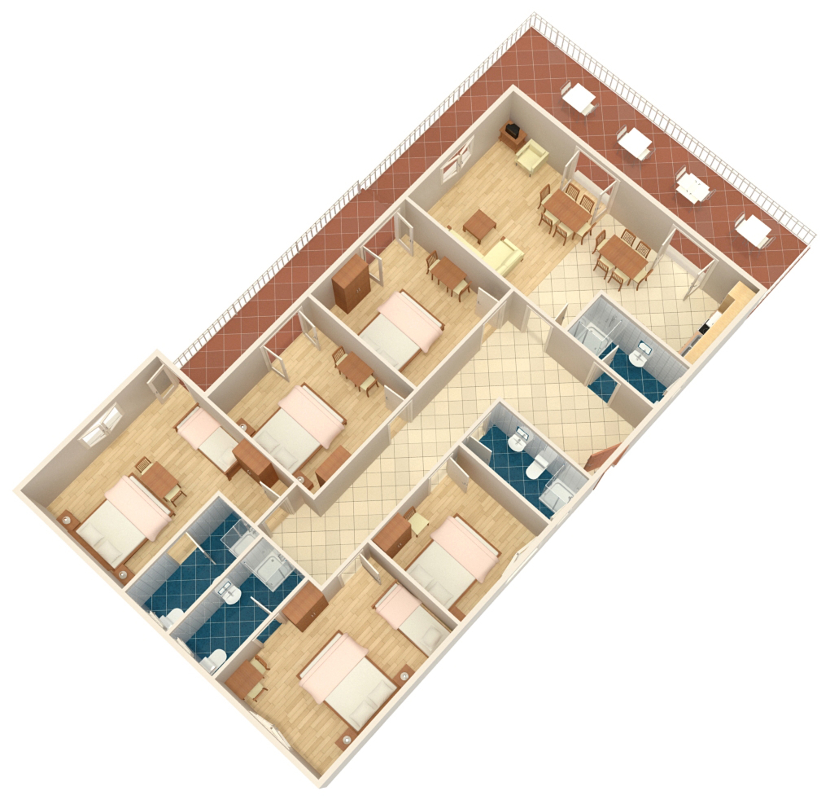 Comfortable and spacious apartment with terrace Kaštel Štafilić, Kaštela  A-a