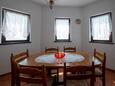 Mandre, Dining room in the apartment, (pet friendly) and WiFi.