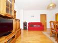 Obývací pokoj 1 Arbanija, Obývací pokoj 1 v ubytování typu apartment, s klimatizací a WiFi.