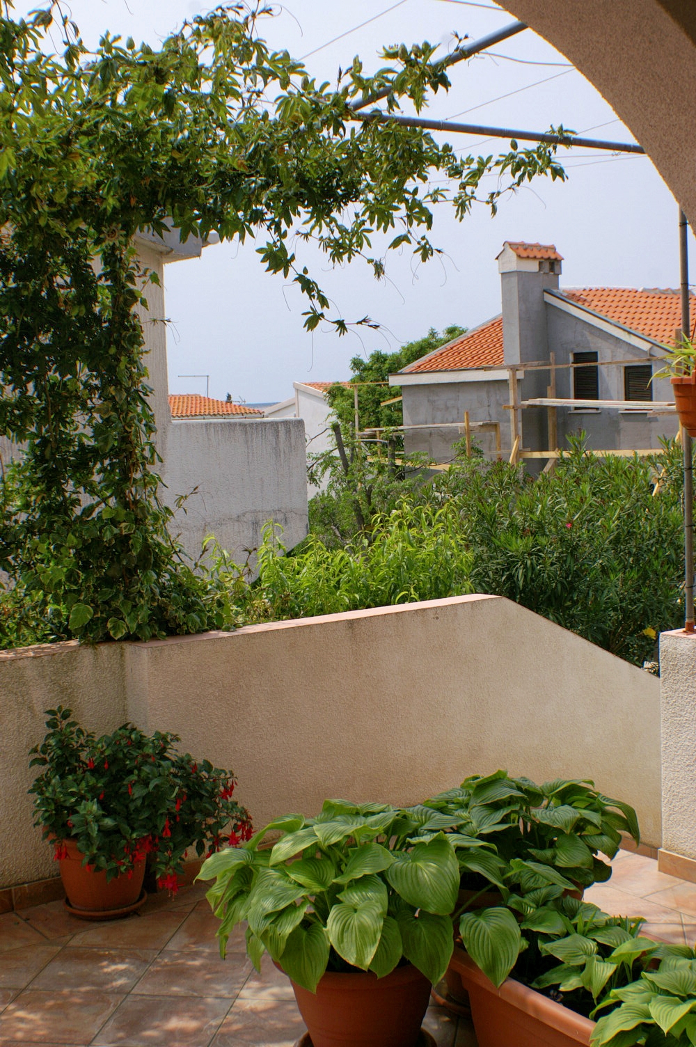 Two bedroom apartment with terrace Mandre, Pag  A-b