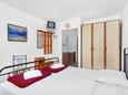 Pokrivenik, Bedroom in the studio-apartment, air condition available, (pet friendly) and WiFi.