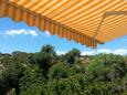 Milna, Shared terrace - view in the apartment, WiFi.